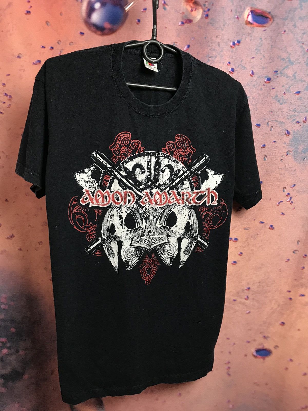 Band Tees × Vintage Vintage Amon Amarth band rock tee Size US S / EU 44-46 / 1 - 2 Thumbnail