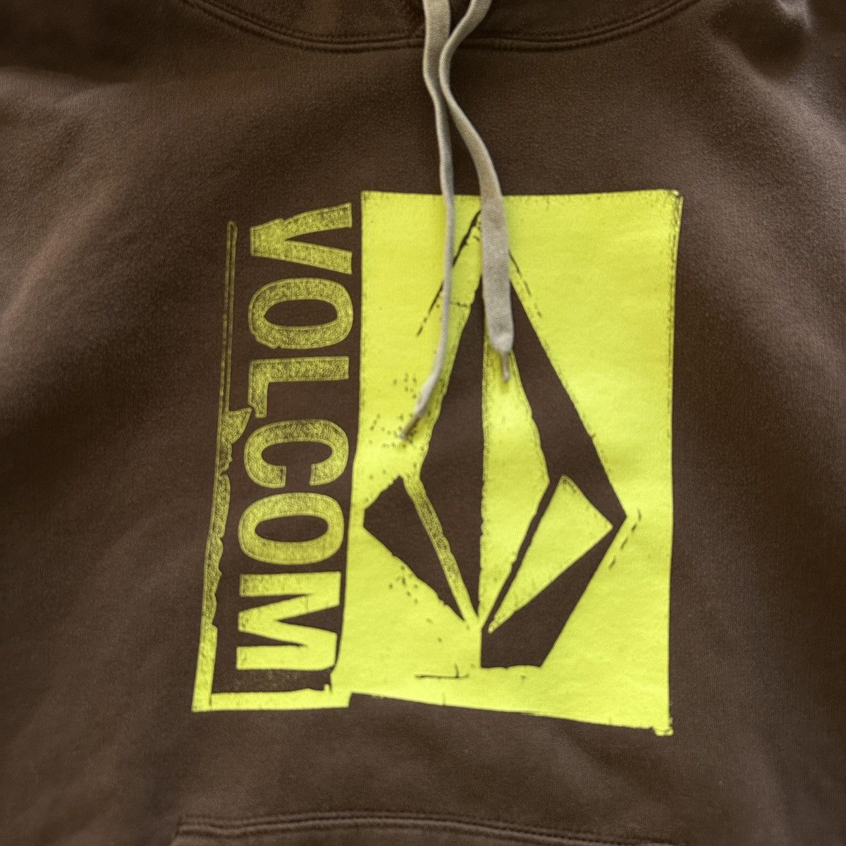 Vintage × Volcom Vintage Volcom Classic Logo Brown Hoodie Size US M / EU 48-50 / 2 - 4 Thumbnail