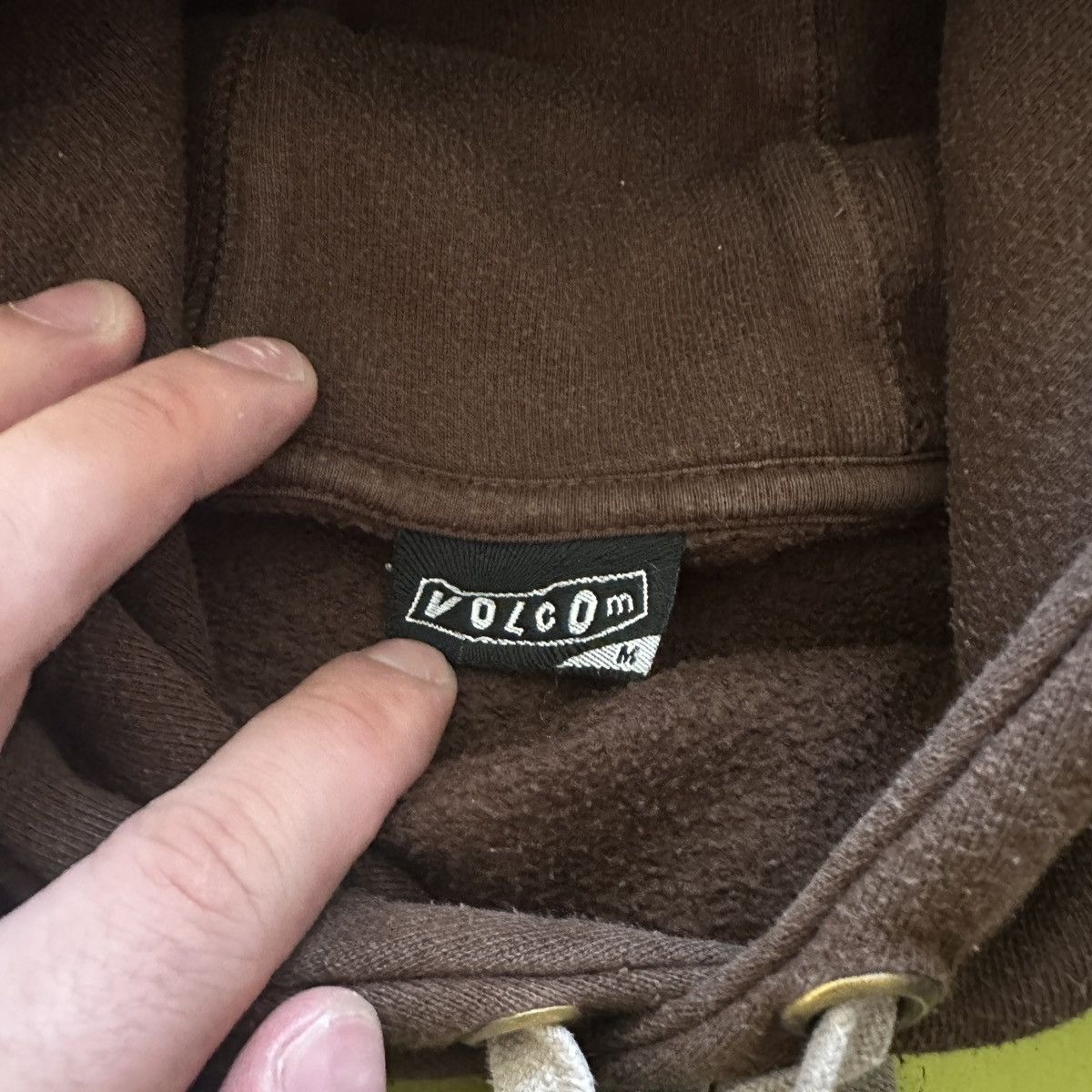 Vintage × Volcom Vintage Volcom Classic Logo Brown Hoodie Size US M / EU 48-50 / 2 - 6 Thumbnail