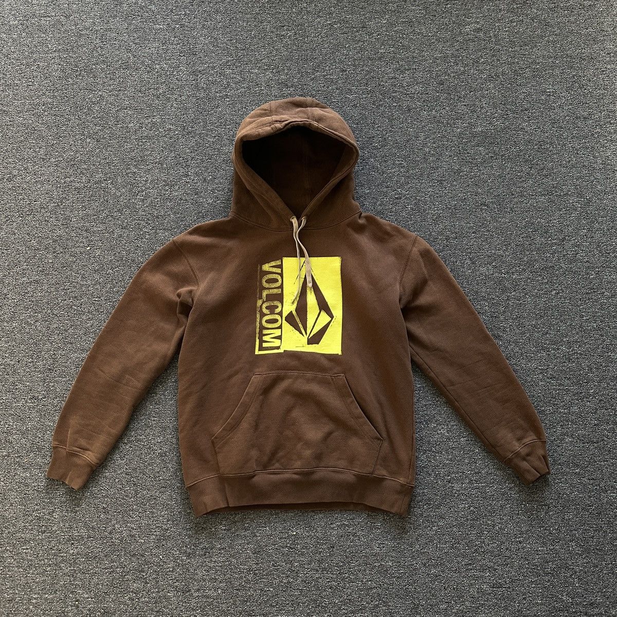 Vintage × Volcom Vintage Volcom Classic Logo Brown Hoodie Size US M / EU 48-50 / 2 - 1 Thumbnail