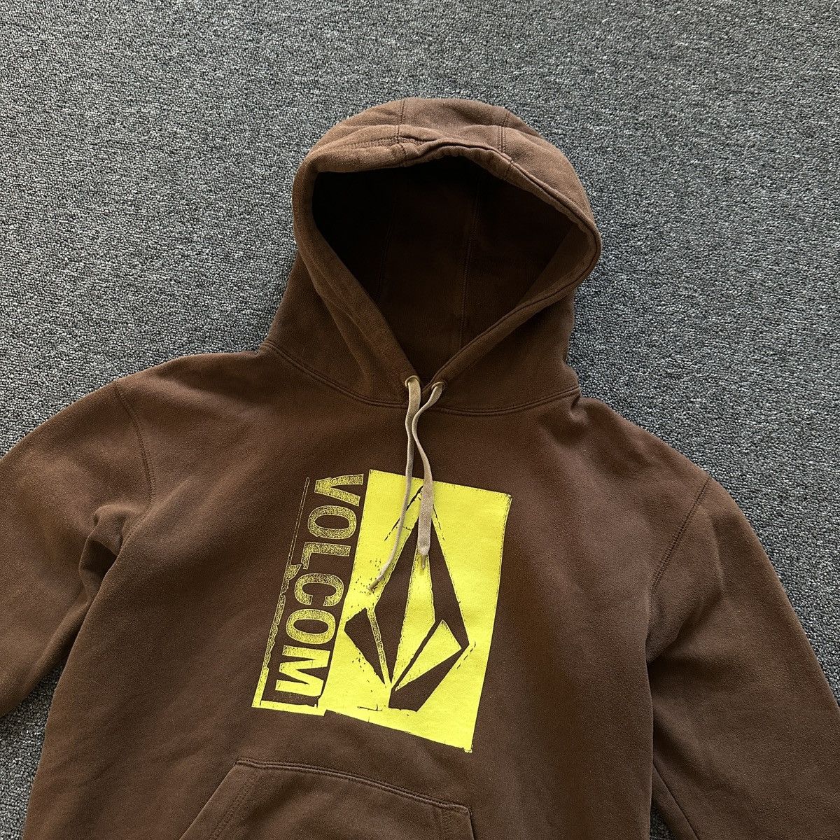 Vintage × Volcom Vintage Volcom Classic Logo Brown Hoodie Size US M / EU 48-50 / 2 - 3 Thumbnail