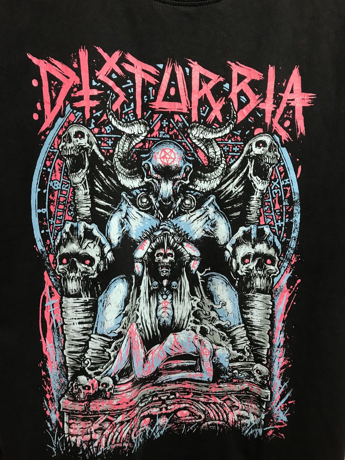 Band Tees × Vintage Vintage Disturbia band punk hardcore tee Size US L / EU 52-54 / 3 - 3 Thumbnail