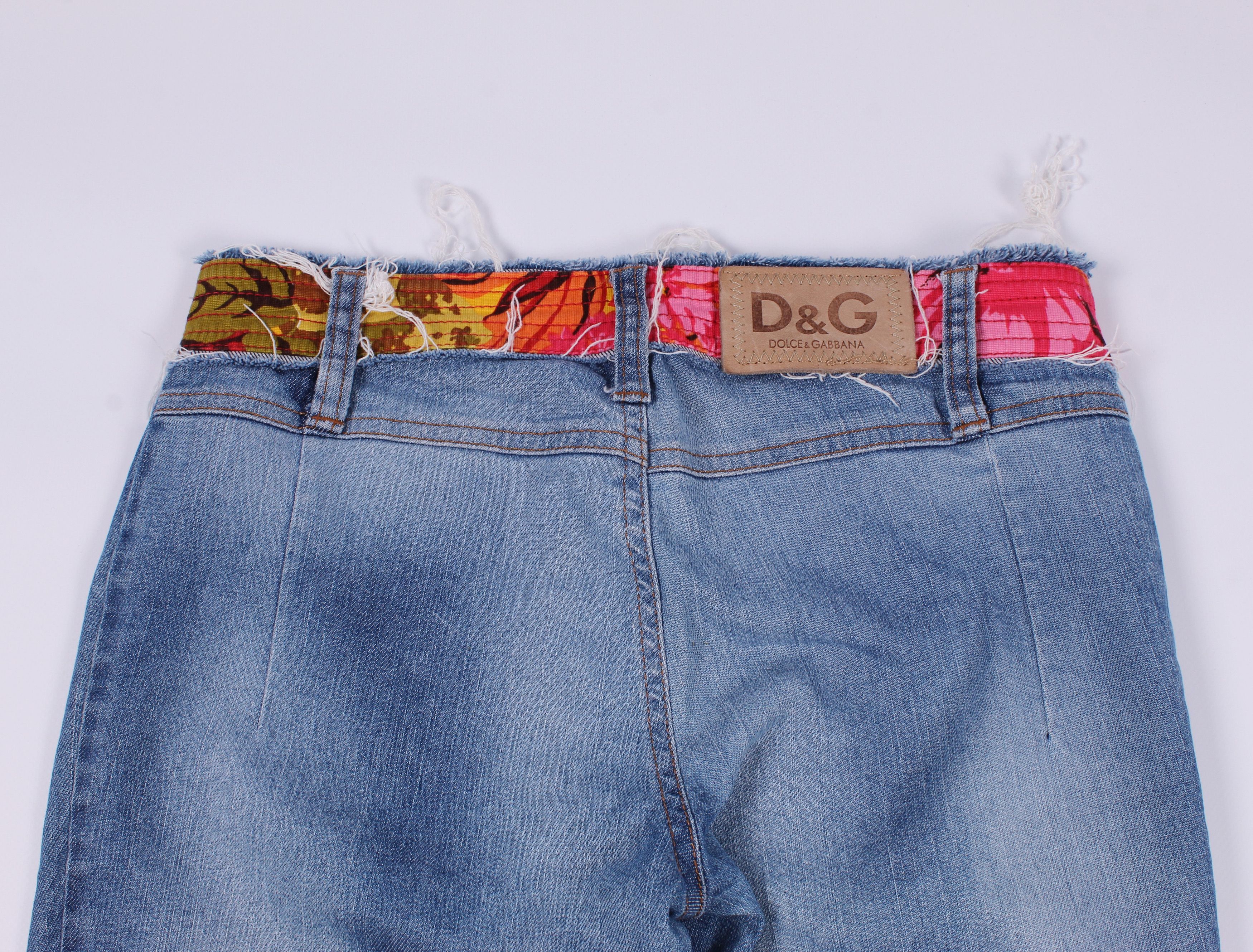 Dolce & Gabbana Vintage Dolce & Gabbana Y2K Low Waist Jeans Size 29" - 7 Thumbnail