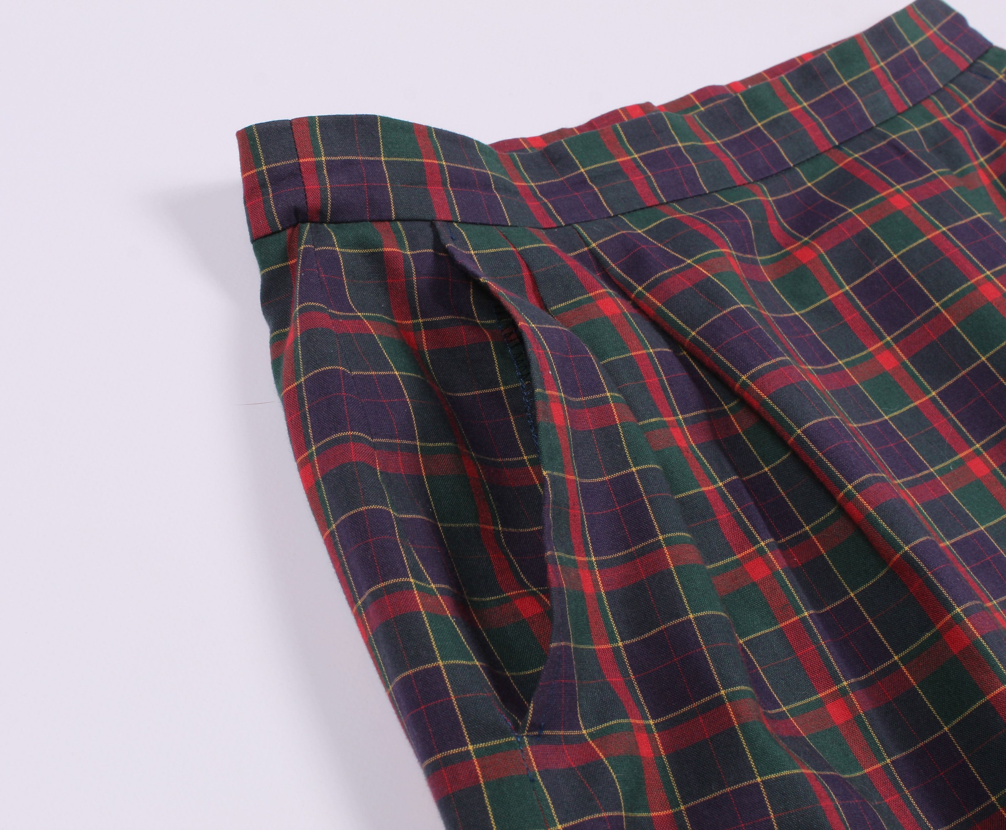 Burberry Vintage Burberrys Checkered High Waisted Skirt Size 25" / US 0 / IT 36 - 4 Thumbnail