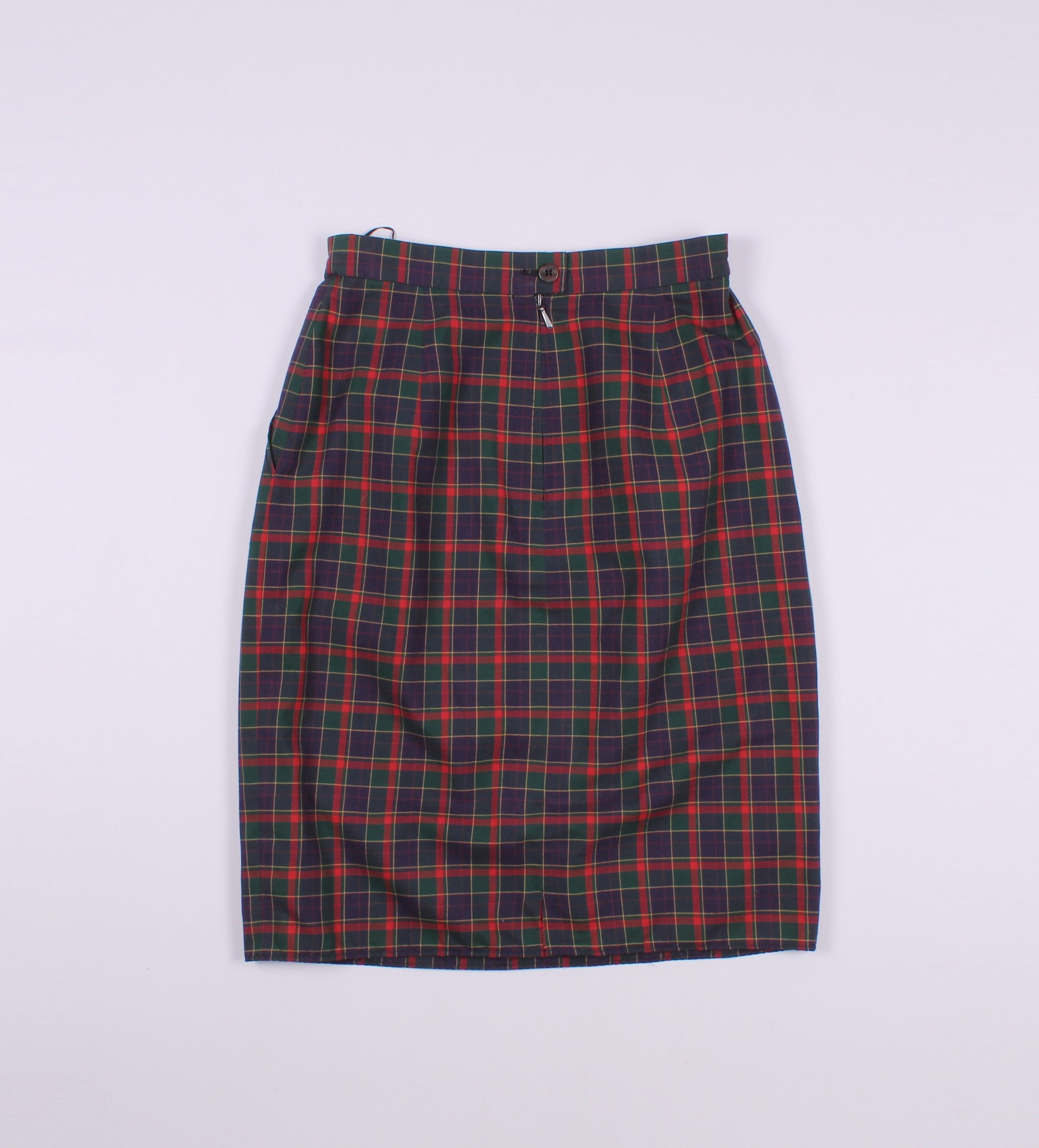 Burberry Vintage Burberrys Checkered High Waisted Skirt Size 25" / US 0 / IT 36 - 7 Thumbnail