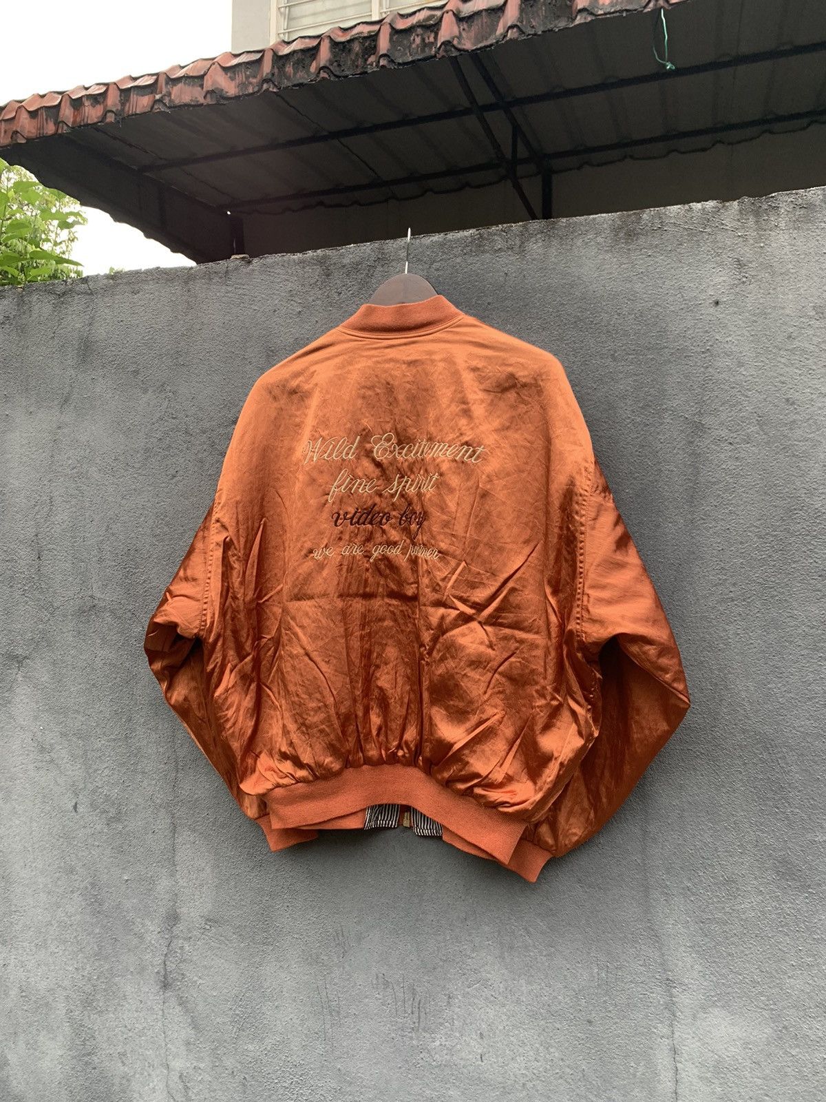 Vintage 👹Vintage 90s Video Boy Wild Excitement Bomber Jacket Size US L / EU 52-54 / 3 - 5 Thumbnail