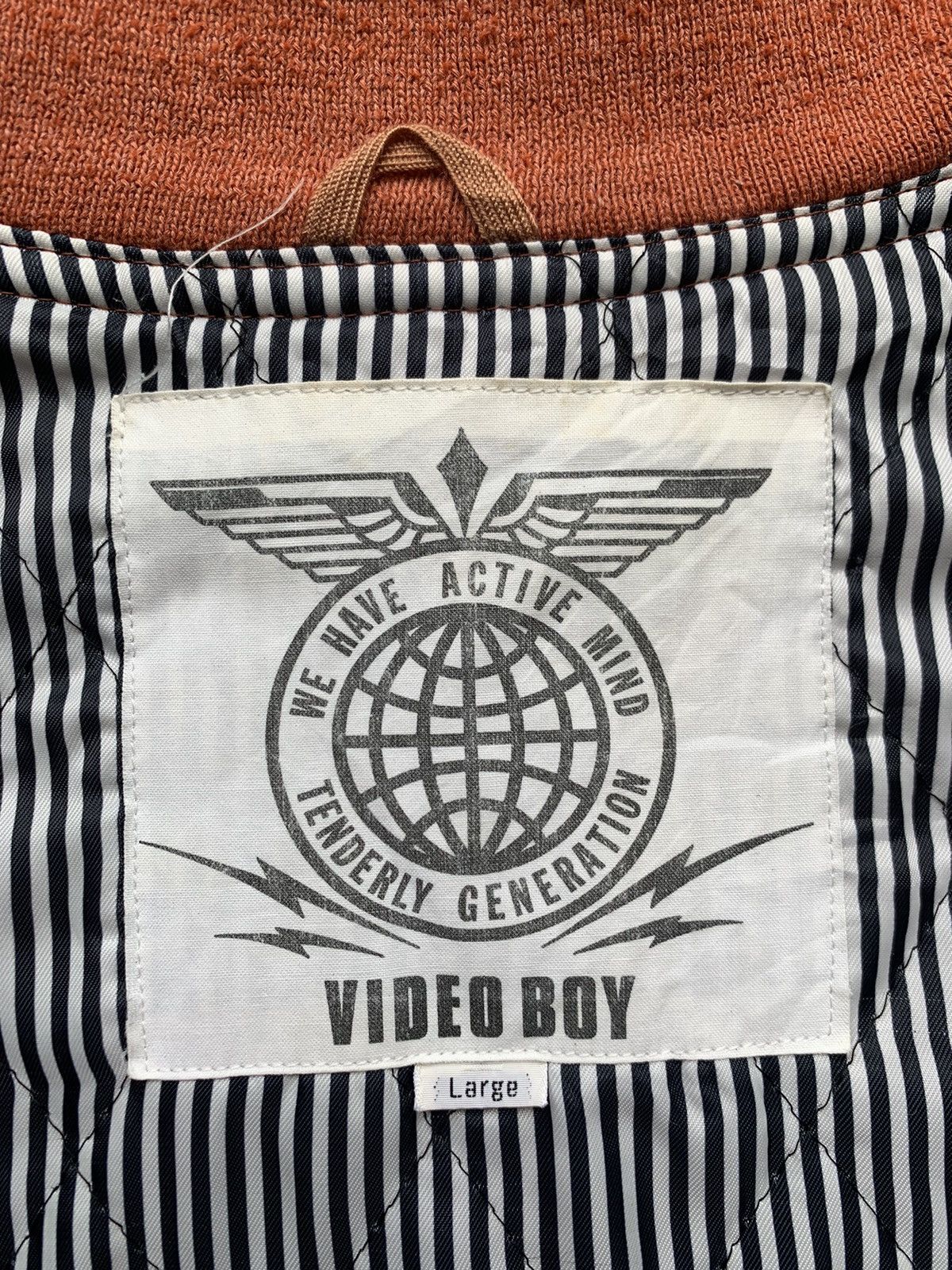 Vintage 👹Vintage 90s Video Boy Wild Excitement Bomber Jacket Size US L / EU 52-54 / 3 - 11 Thumbnail