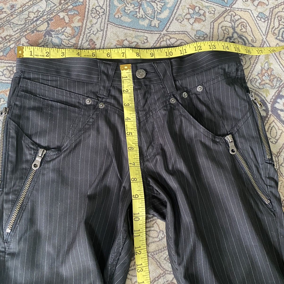 PPFM PPFM Pinstriped Zipper Pants Size US 29 - 15 Thumbnail