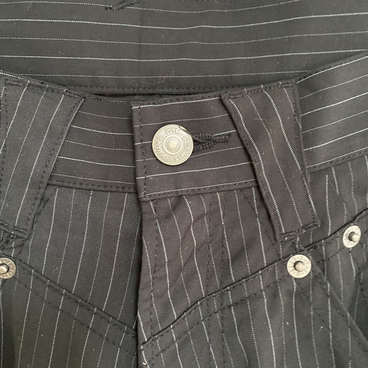 PPFM PPFM Pinstriped Zipper Pants Size US 29 - 9 Thumbnail