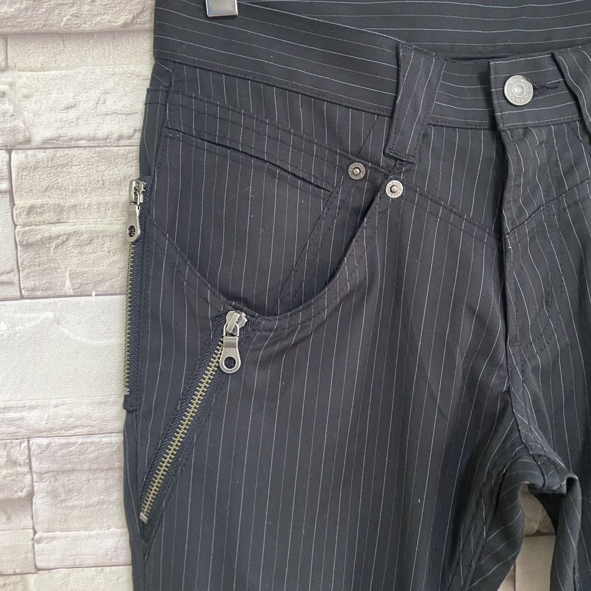 PPFM PPFM Pinstriped Zipper Pants Size US 29 - 7 Thumbnail
