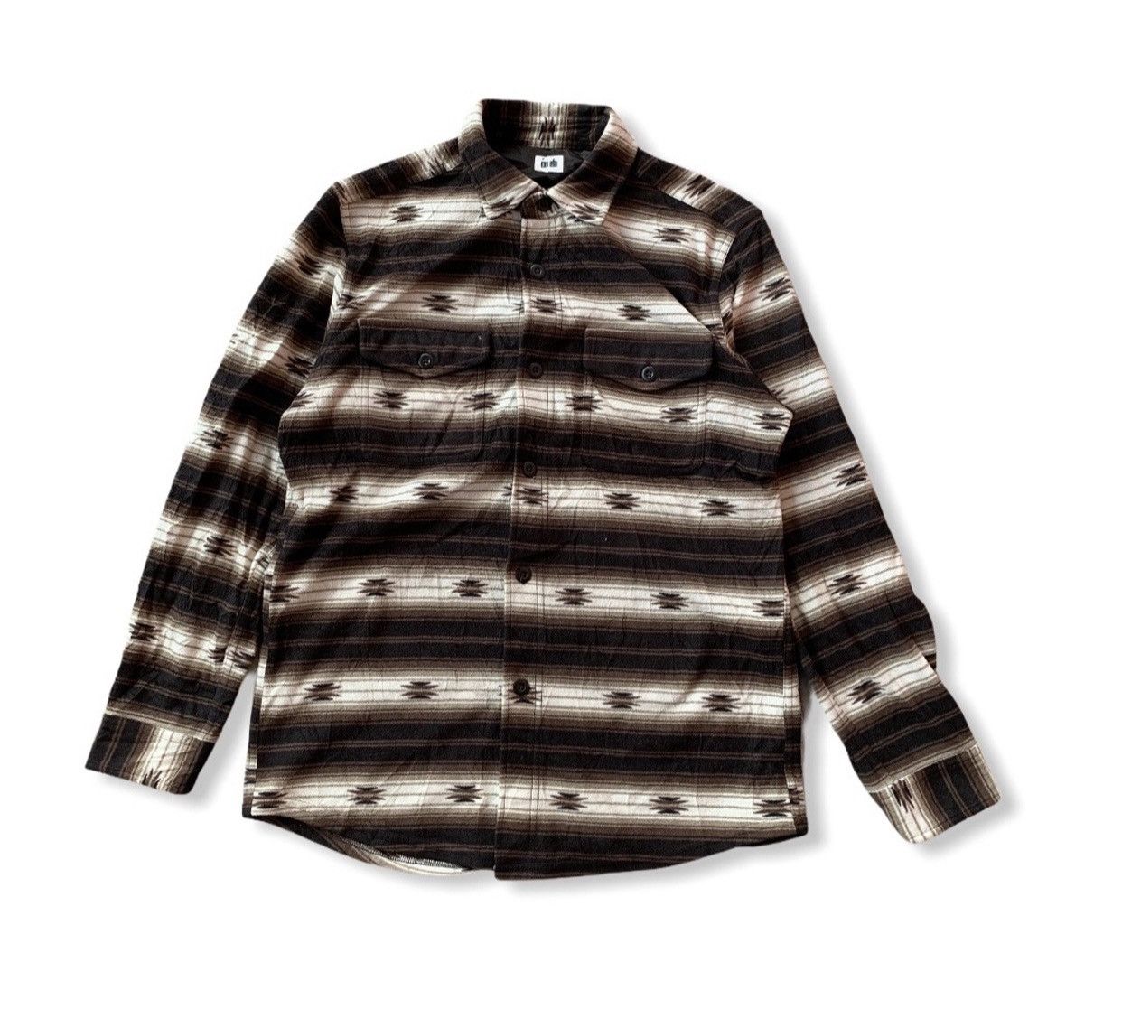 Japanese Brand JapaneseBrand Uniqlo Novajo Fleece Flannel Jacket Size US M / EU 48-50 / 2 - 1 Thumbnail