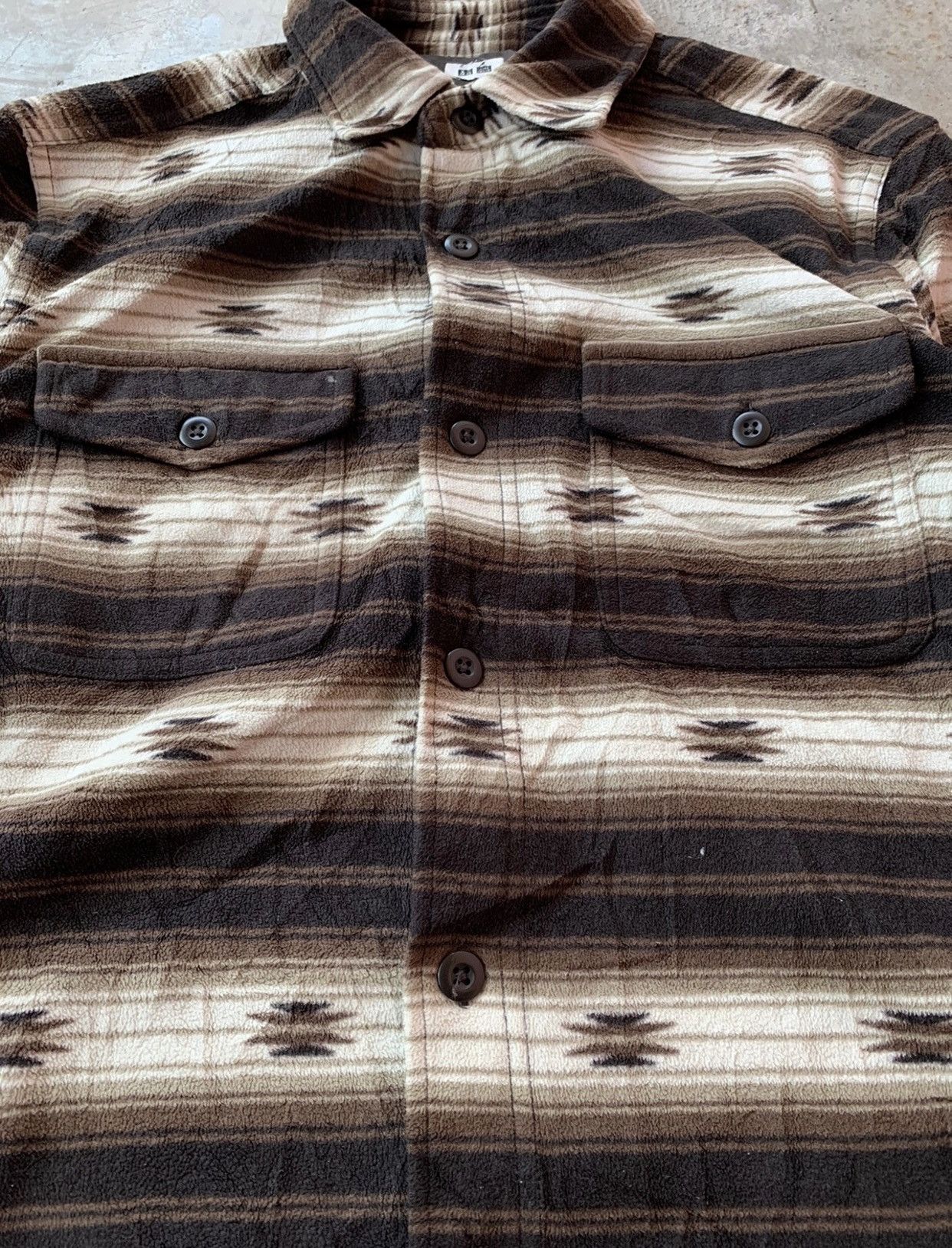 Japanese Brand JapaneseBrand Uniqlo Novajo Fleece Flannel Jacket Size US M / EU 48-50 / 2 - 3 Thumbnail