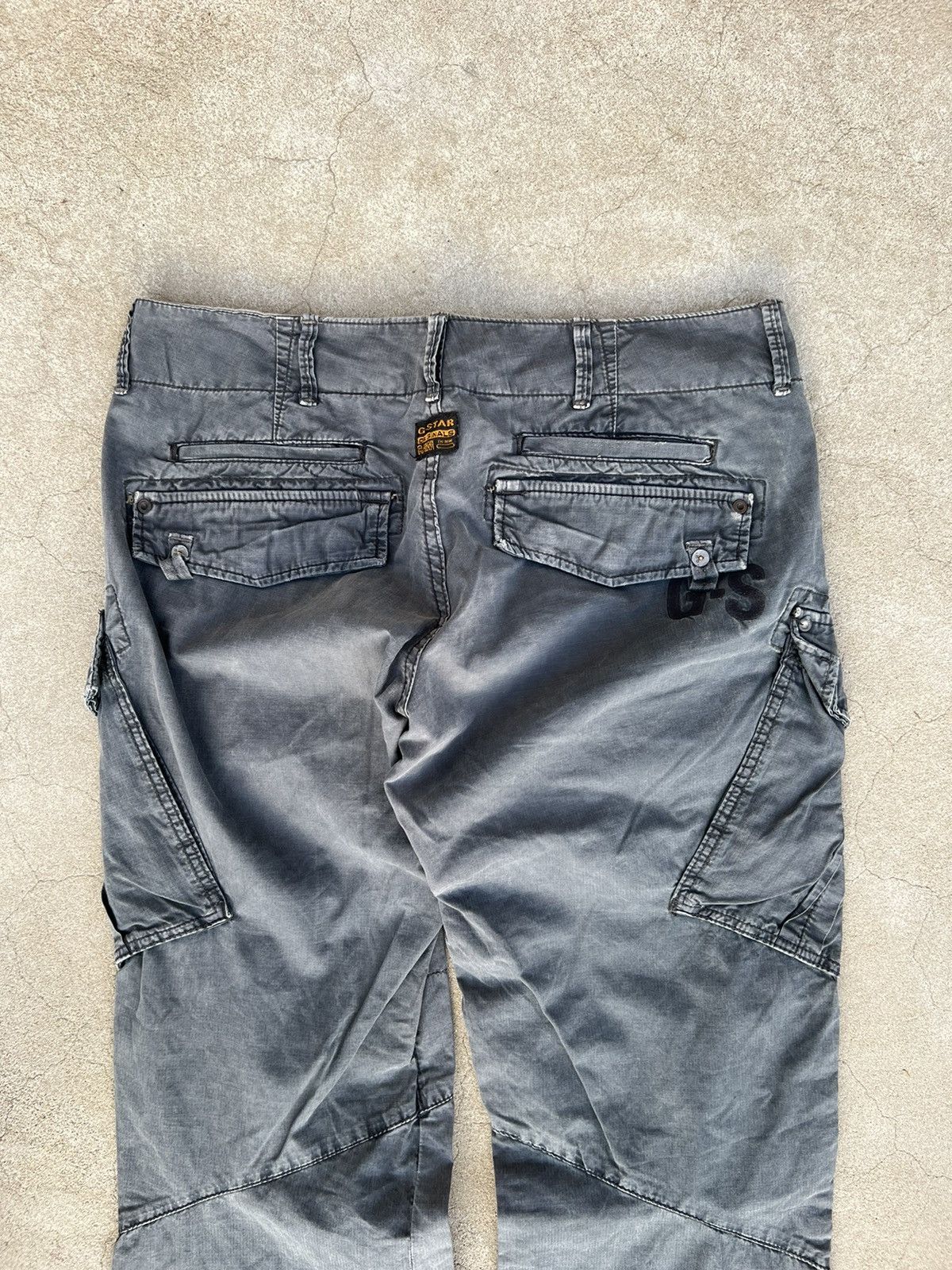 G-Star Vintage G Star Raw Pants Washed Grey Size US 29 - 11 Thumbnail
