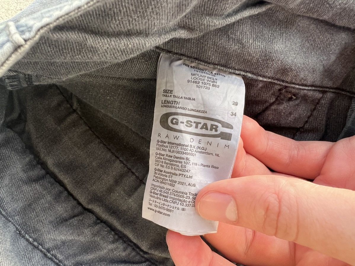 G-Star Vintage G Star Raw Pants Washed Grey Size US 29 - 8 Thumbnail