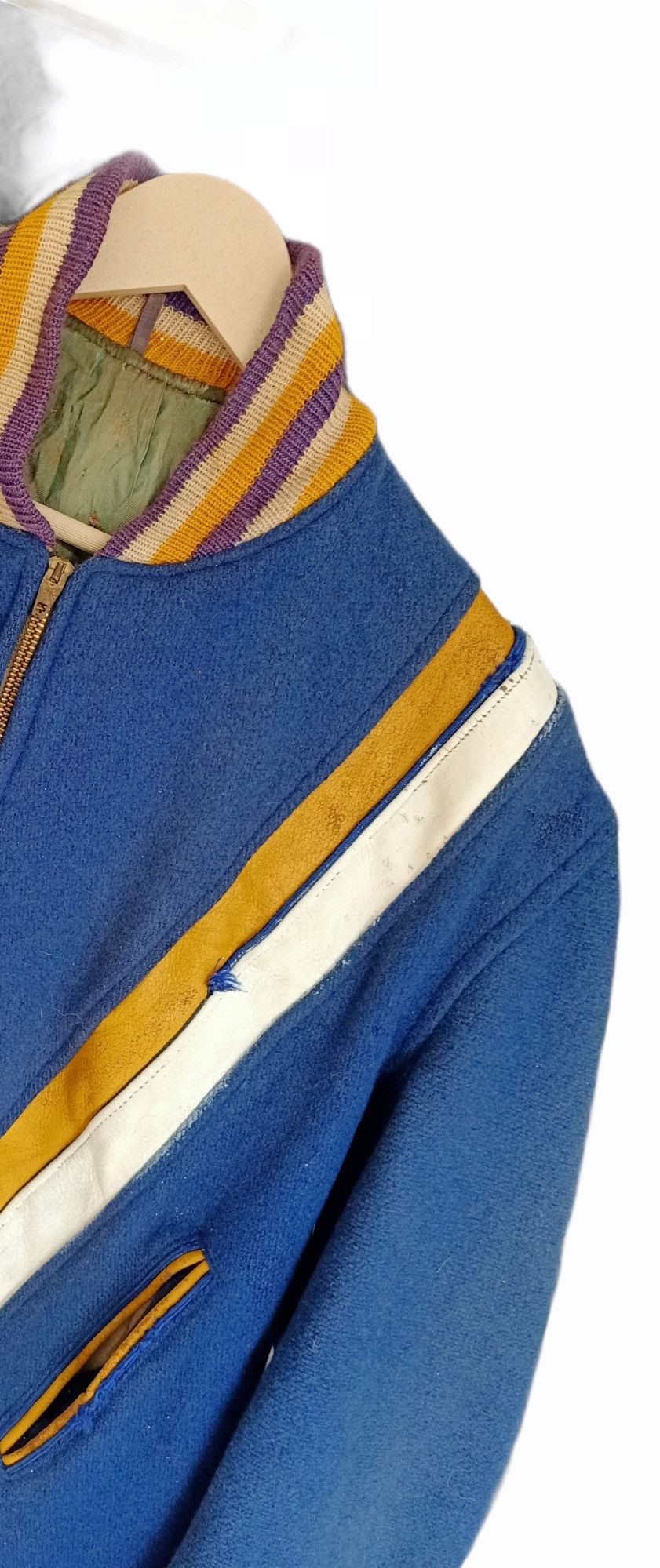 Vintage Vintage Hatchers Old Varsity Jacket Size US M / EU 48-50 / 2 - 2 Thumbnail