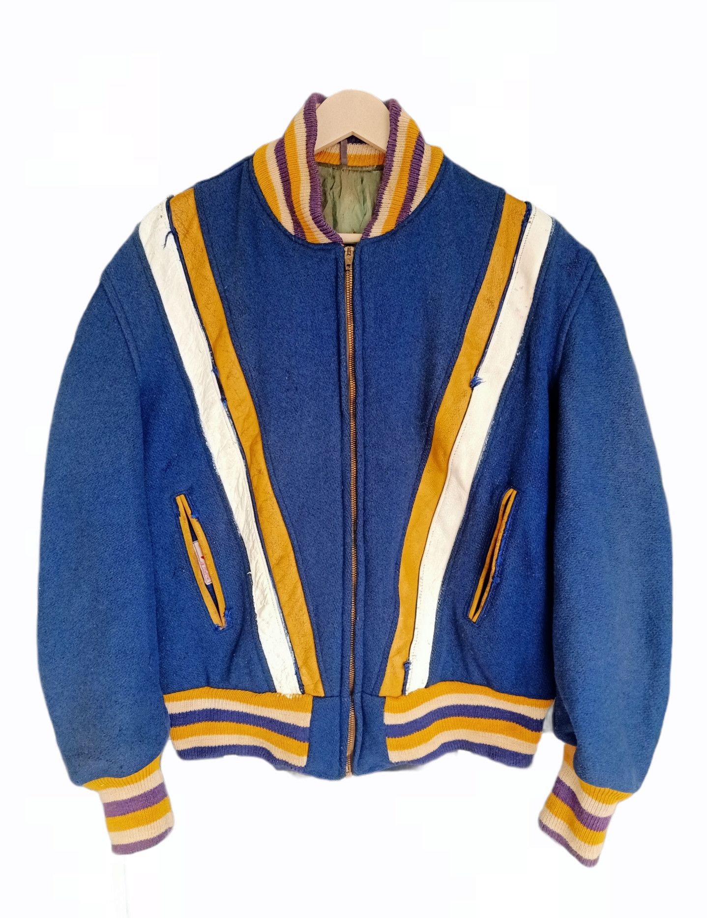 Vintage Vintage Hatchers Old Varsity Jacket Size US M / EU 48-50 / 2 - 1 Thumbnail