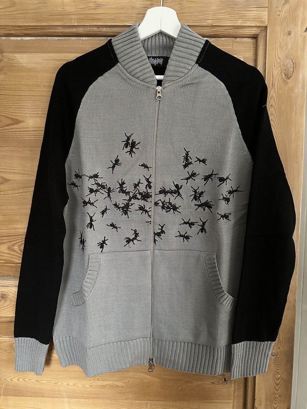 Other Reckless Scholars - Embroidered Infestation Zip-Knit Size US L / EU 52-54 / 3 - 1 Thumbnail