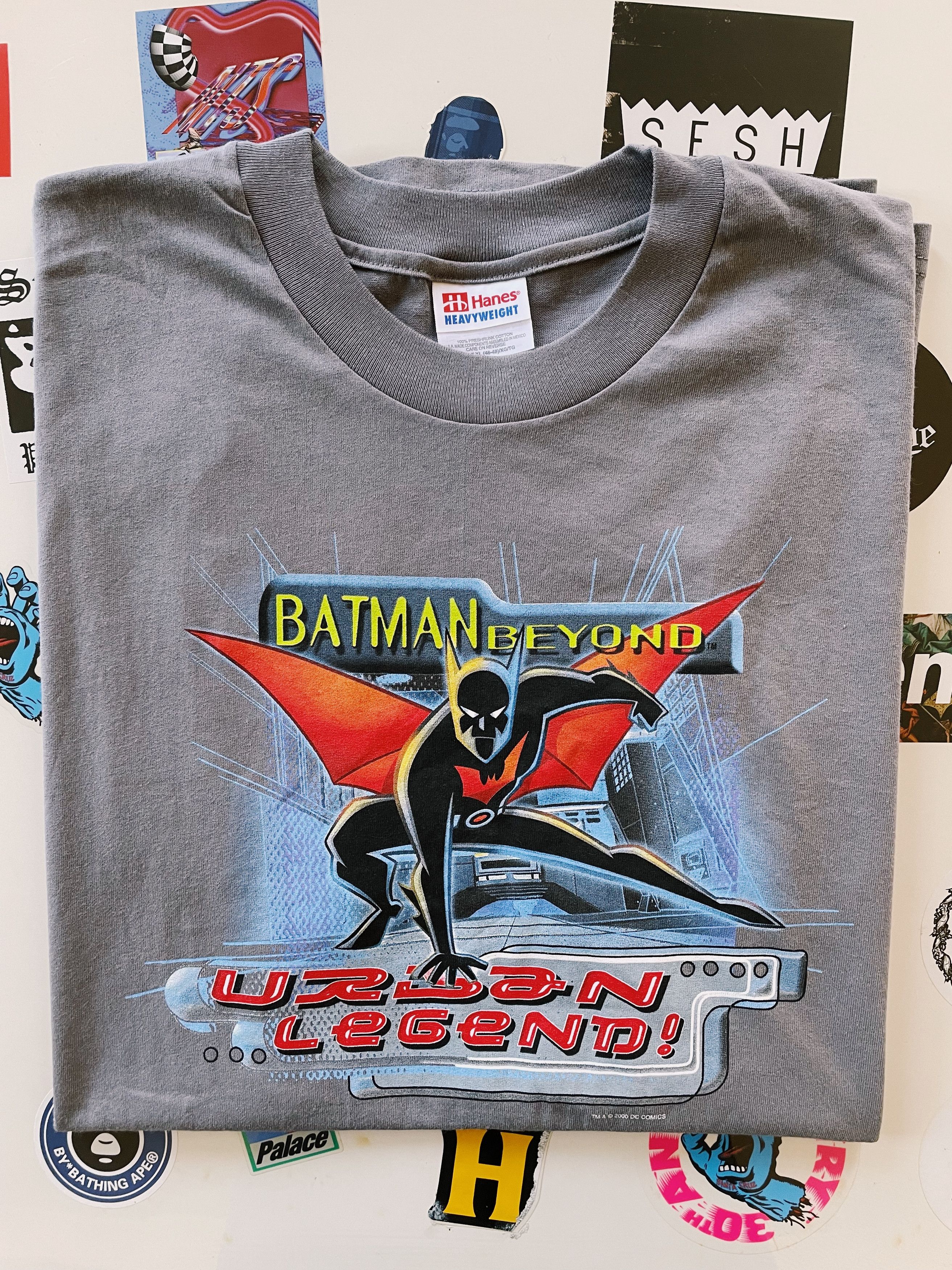 Cartoon Network × DC Comics × Vintage Vintage 2000 DC Comics Batman Beyond Graphitti T-shirt Gray Size US XL / EU 56 / 4 - 7 Thumbnail
