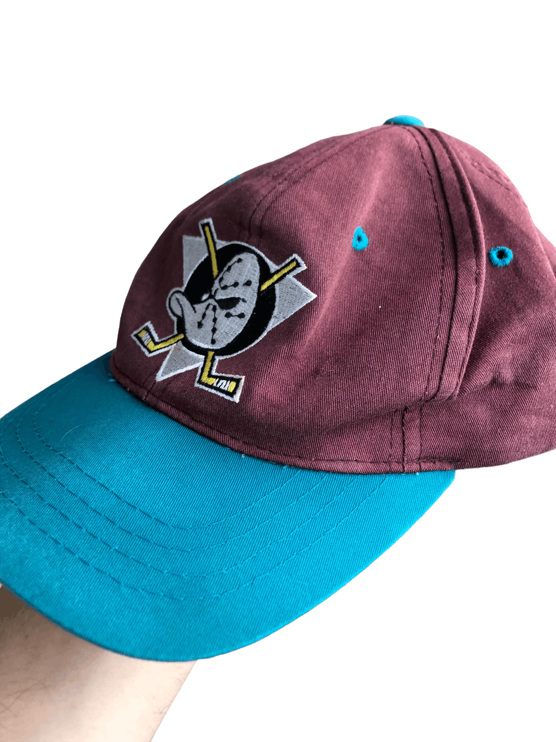Starter Vintage Anaheim Mighty Ducks Snapback Hat Cap Starter Korea Size 30 - 3 Thumbnail