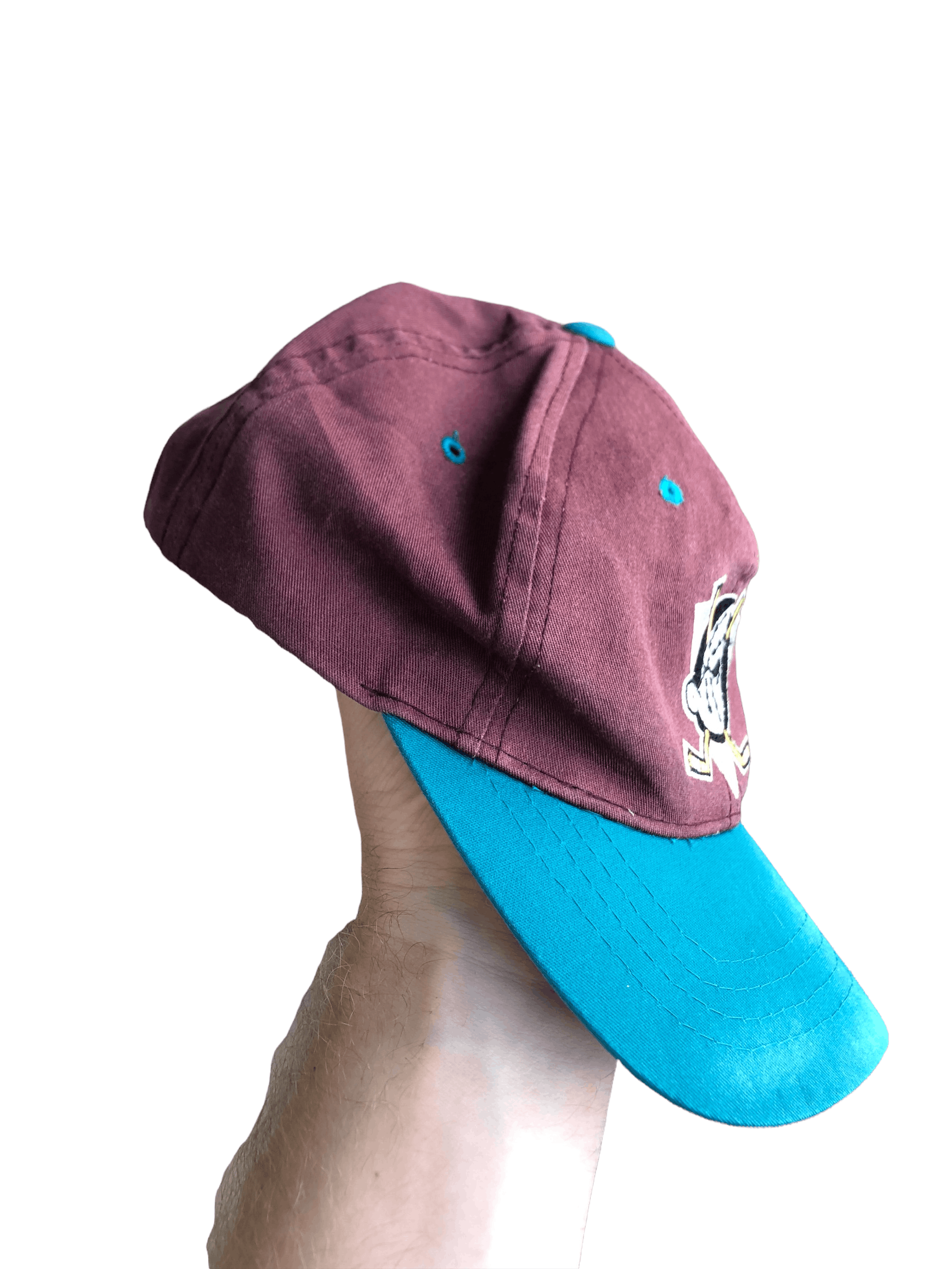 Starter Vintage Anaheim Mighty Ducks Snapback Hat Cap Starter Korea Size 30 - 4 Thumbnail