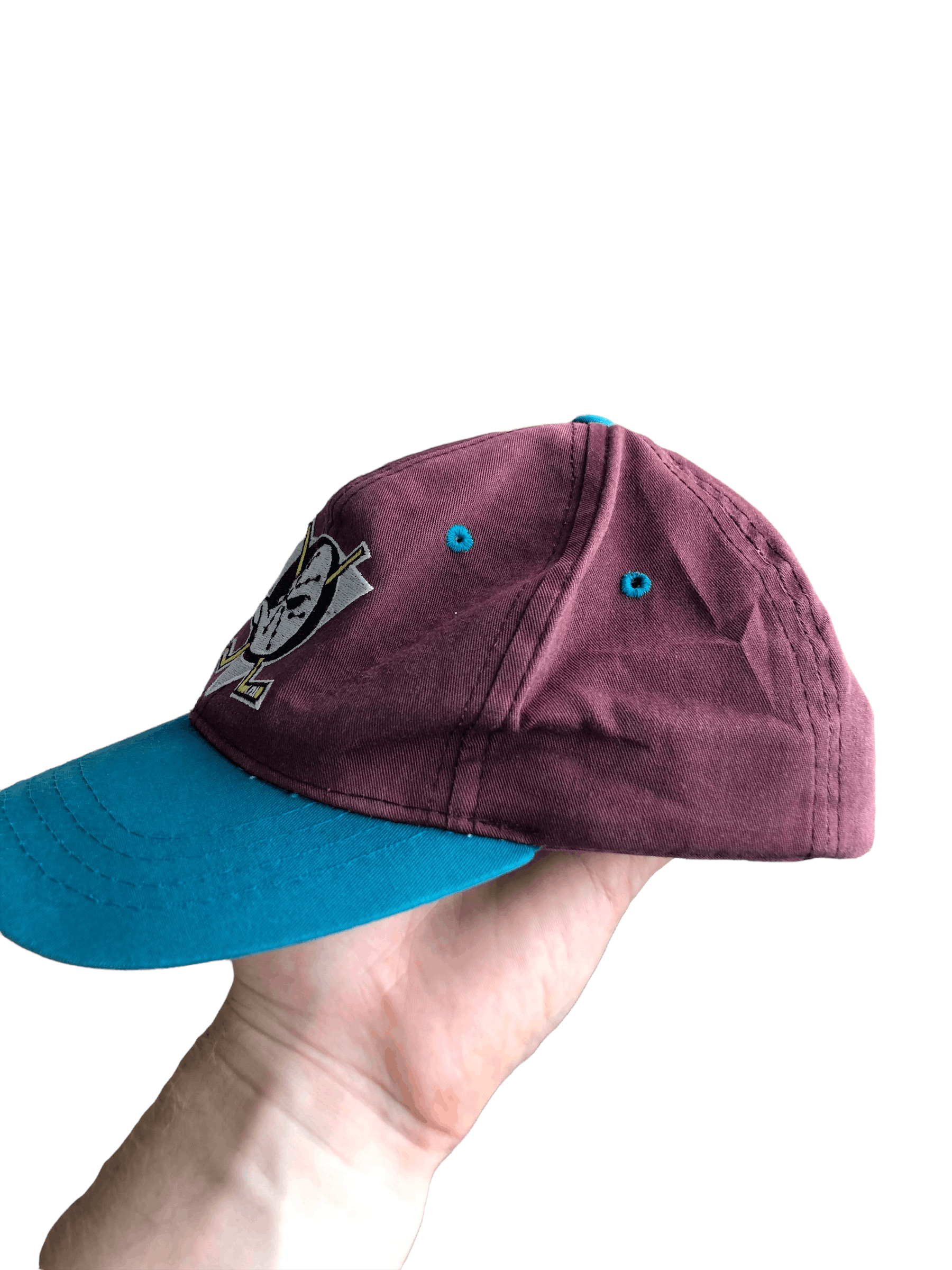 Starter Vintage Anaheim Mighty Ducks Snapback Hat Cap Starter Korea Size 30 - 6 Thumbnail