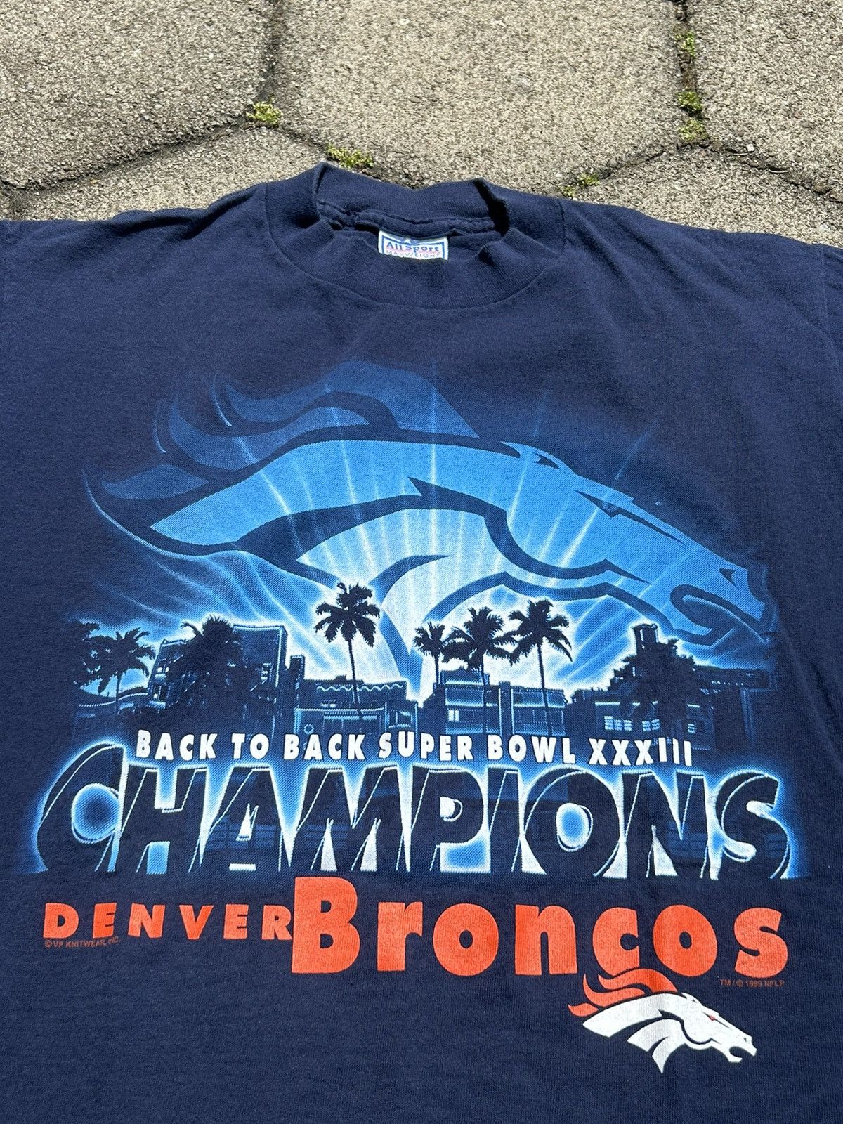 NFL Vintage Denver Broncos Back To Back Shirt 1999 Size US L / EU 52-54 / 3 - 4 Thumbnail