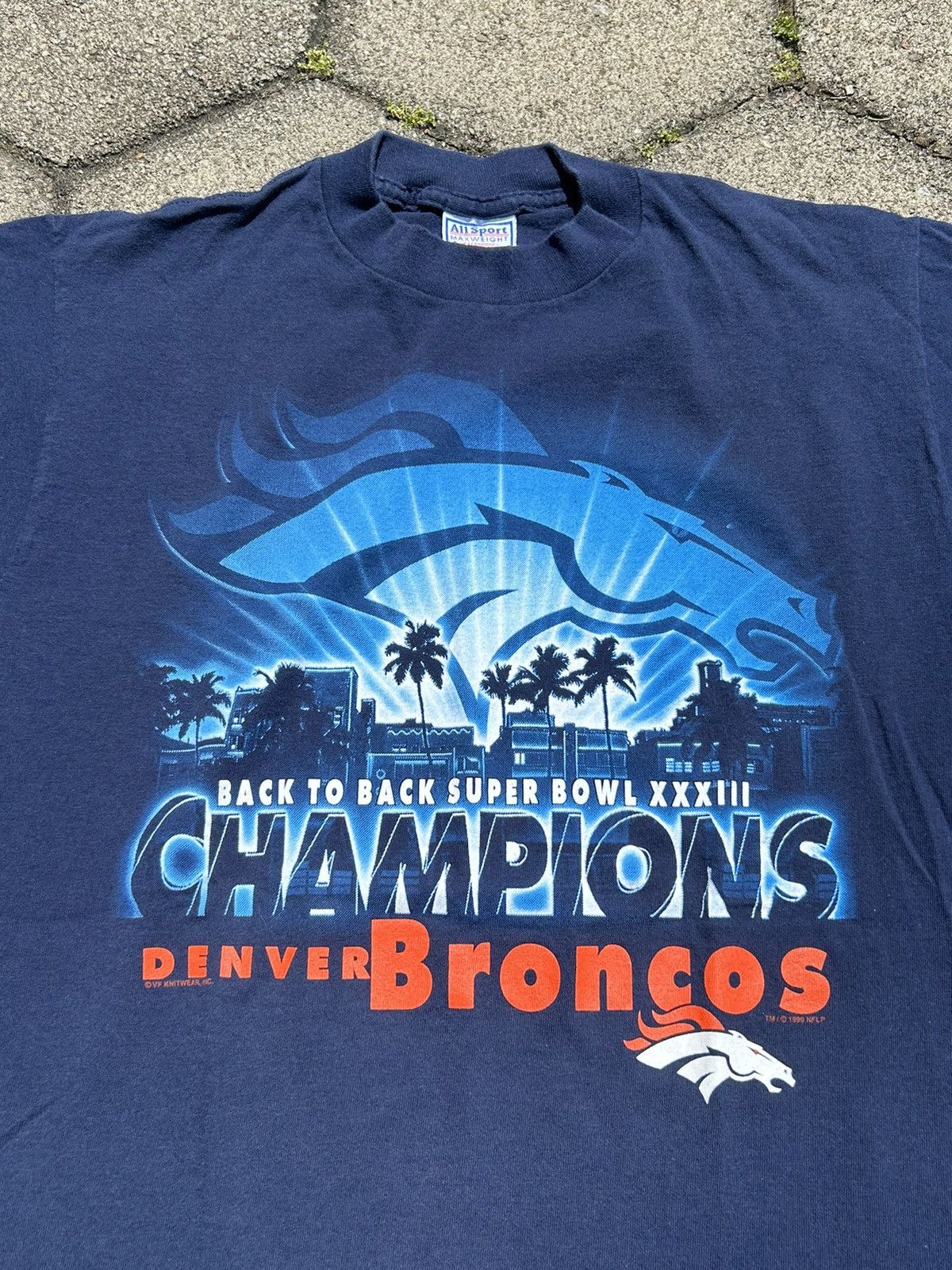 NFL Vintage Denver Broncos Back To Back Shirt 1999 Size US L / EU 52-54 / 3 - 2 Thumbnail