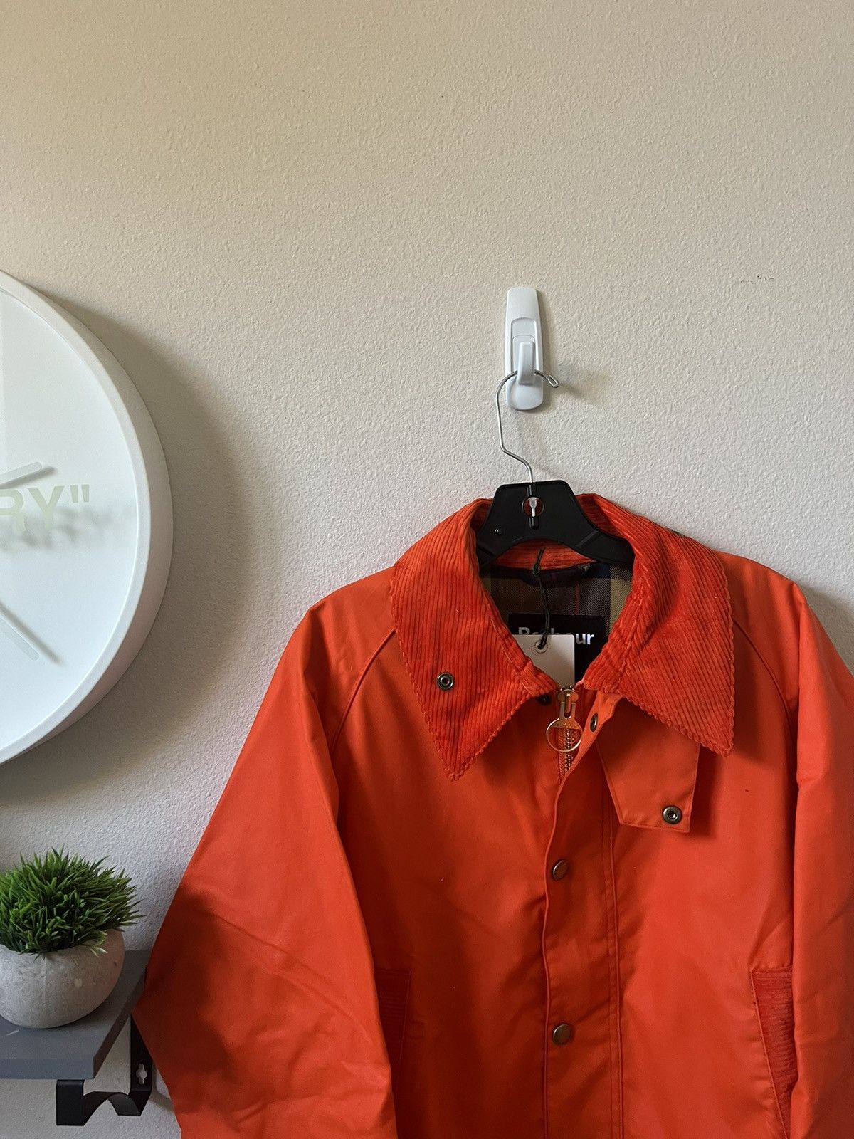 Palm Angels Palm Angels Barbour Waxed Spray Logo Jacket Size US L / EU 52-54 / 3 - 3 Thumbnail