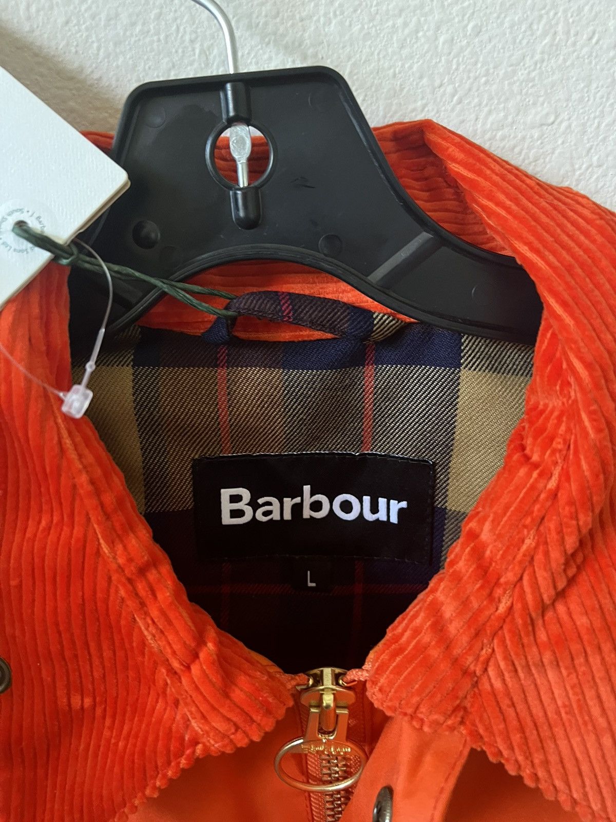 Palm Angels Palm Angels Barbour Waxed Spray Logo Jacket Size US L / EU 52-54 / 3 - 9 Thumbnail