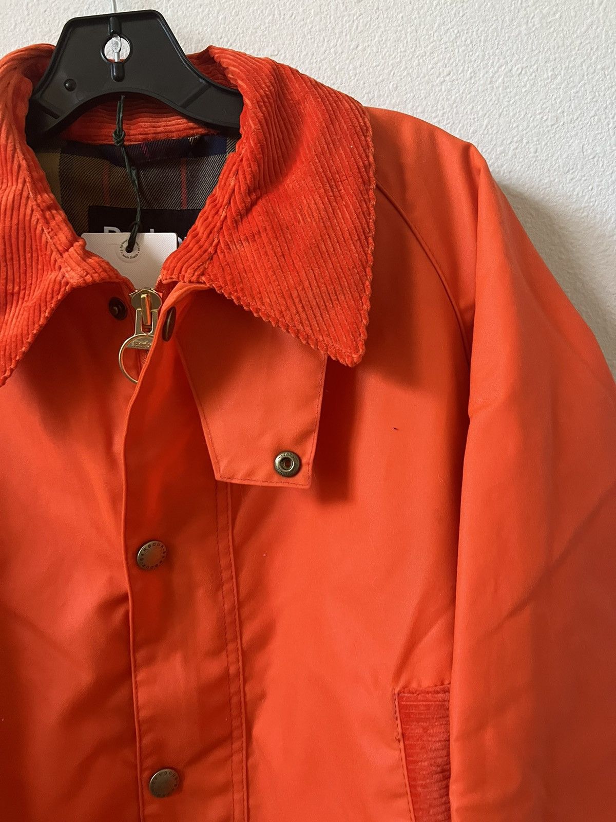 Palm Angels Palm Angels Barbour Waxed Spray Logo Jacket Size US L / EU 52-54 / 3 - 6 Thumbnail