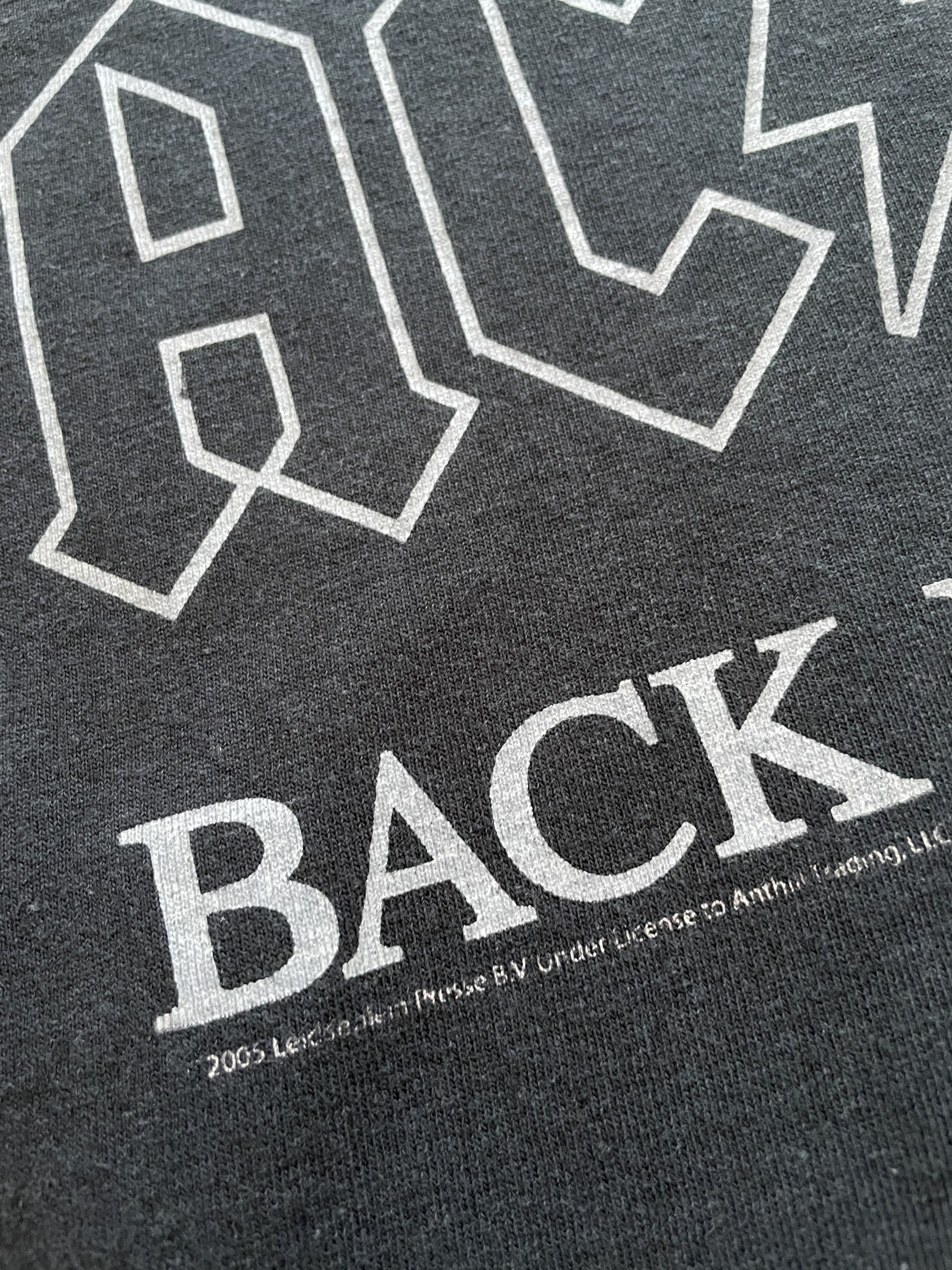 AC/DC × Band Tees × Vintage Vintage AC/DC Back In Black 2005 Tee Band Shirt Drill y2k Size US M / EU 48-50 / 2 - 4 Thumbnail