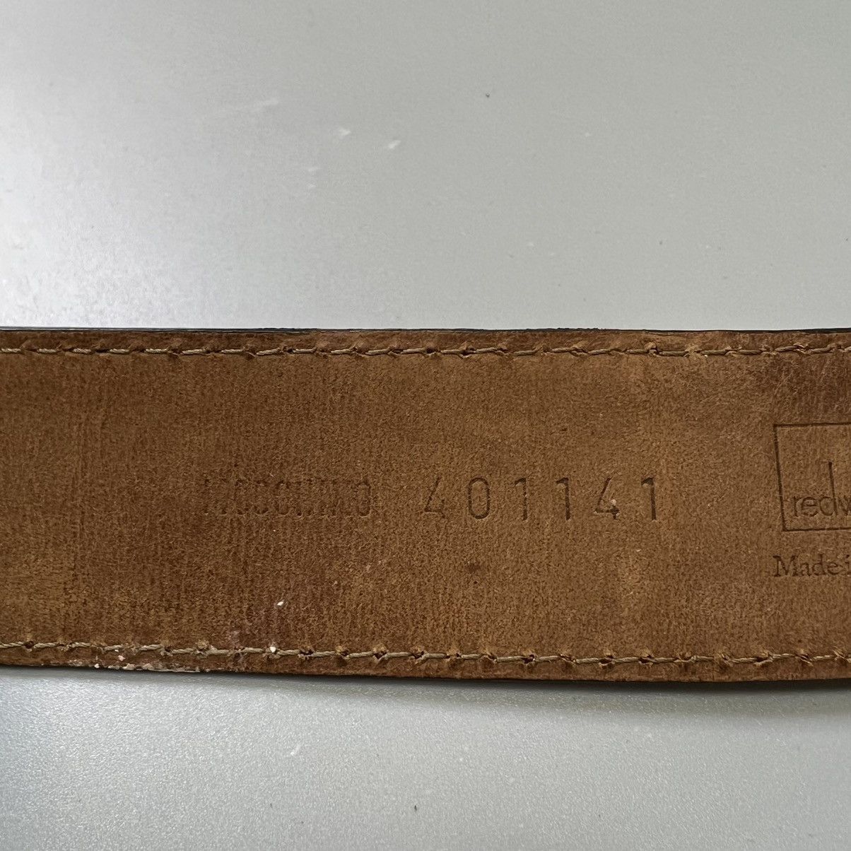 Moschino Vintage MOSCHINO Leather RedWall Belt Rare Size ONE SIZE - 13 Thumbnail