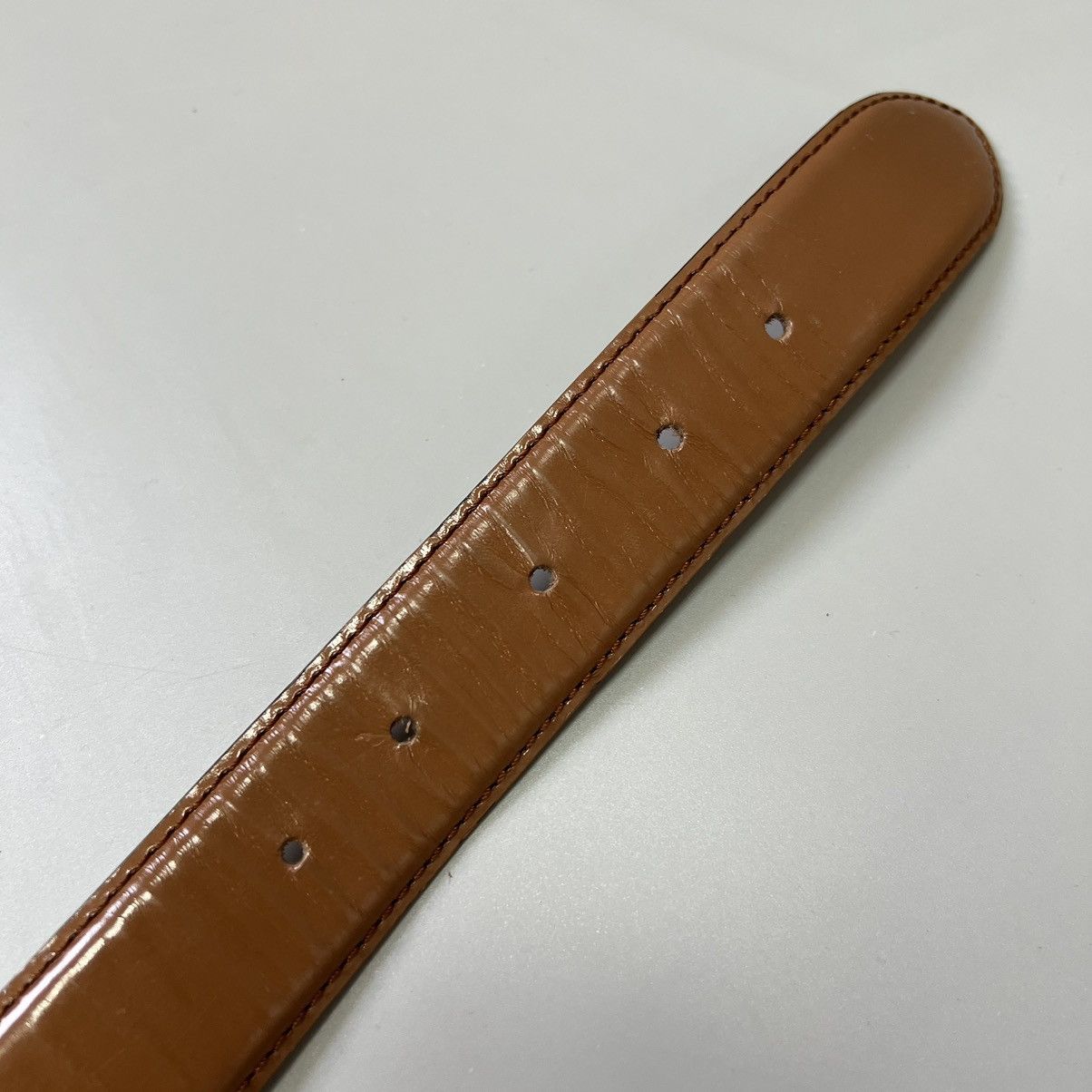 Moschino Vintage MOSCHINO Leather RedWall Belt Rare Size ONE SIZE - 22 Thumbnail