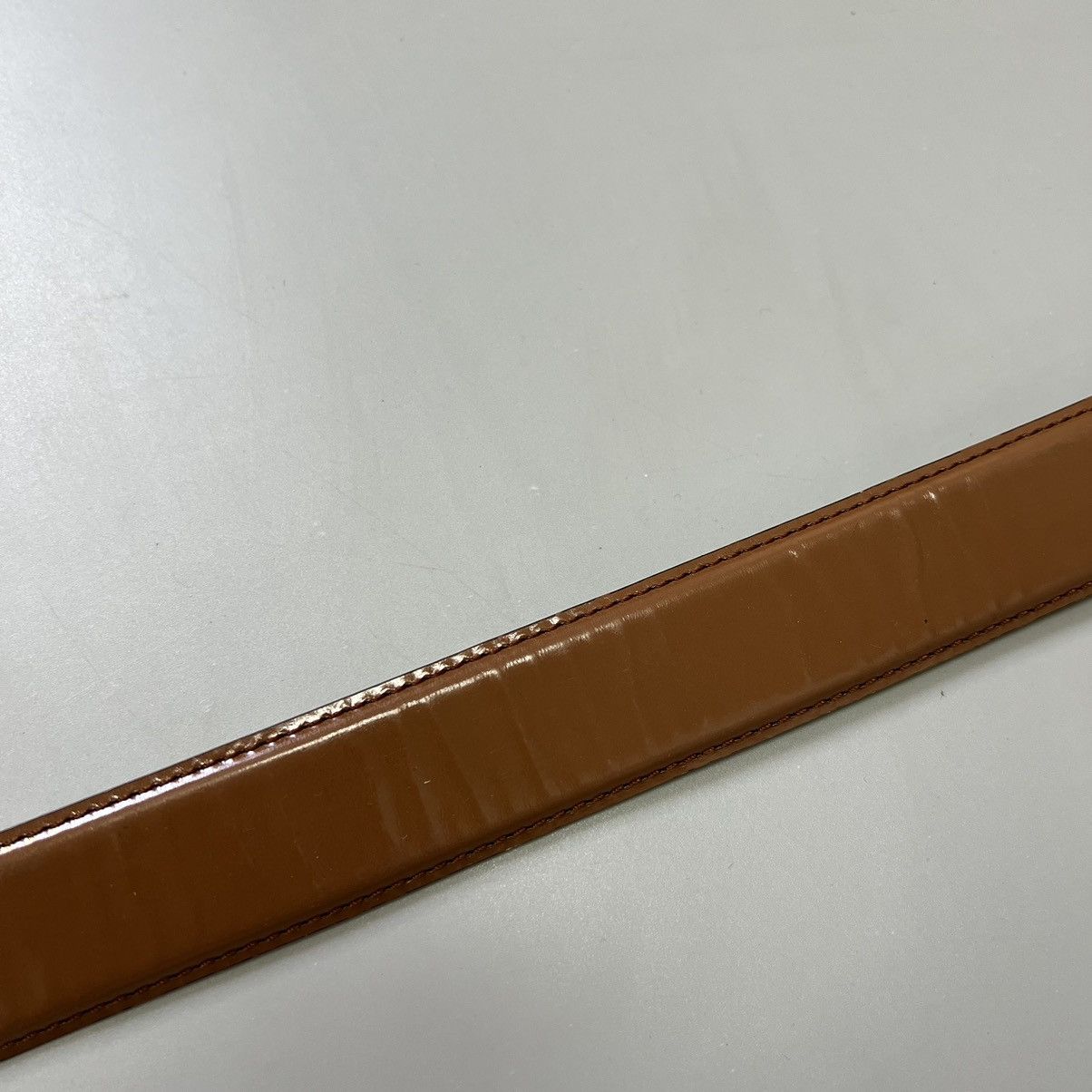 Moschino Vintage MOSCHINO Leather RedWall Belt Rare Size ONE SIZE - 21 Thumbnail