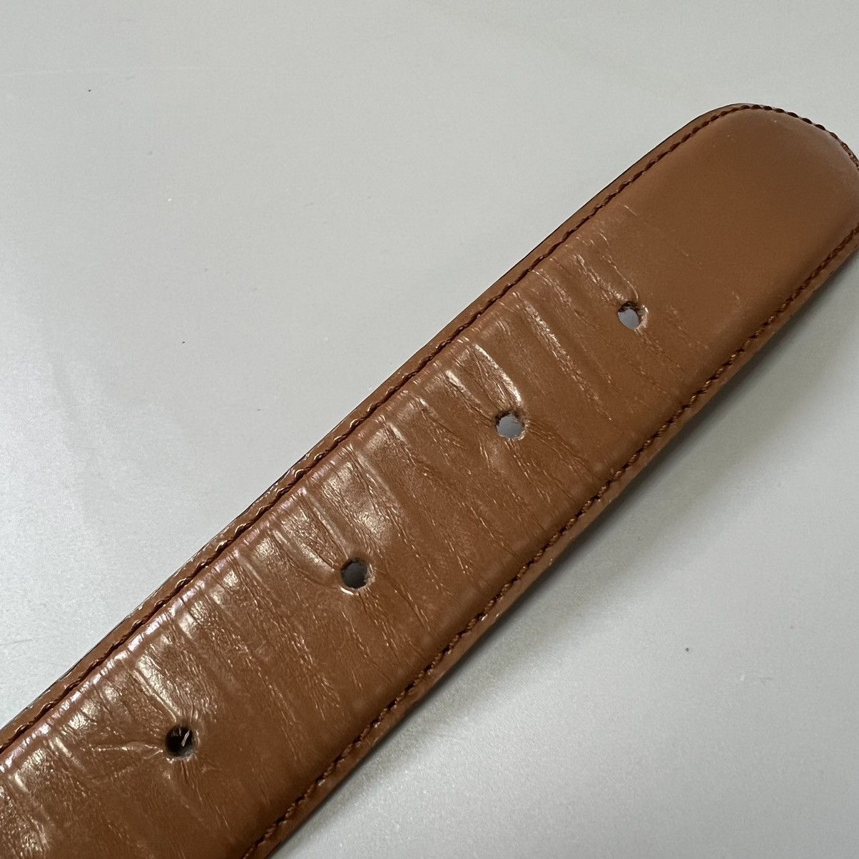 Moschino Vintage MOSCHINO Leather RedWall Belt Rare Size ONE SIZE - 20 Thumbnail