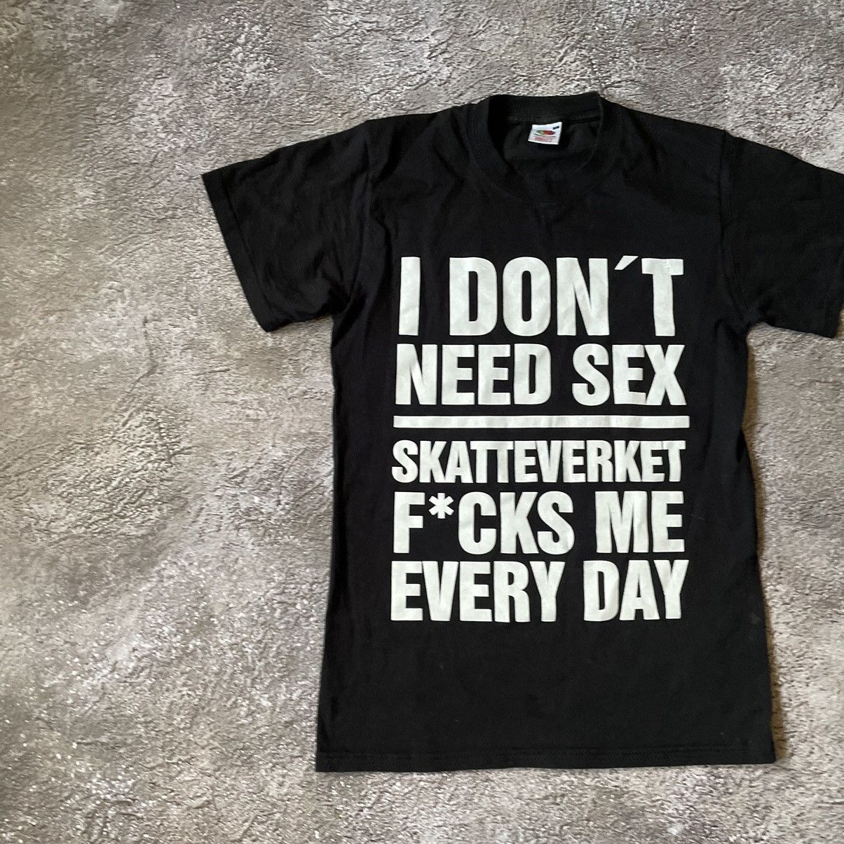 Vintage Vintage Y2K Skate Graphic Tee Sun Faded Black Baggy Slim S Size US S / EU 44-46 / 1 - 4 Thumbnail