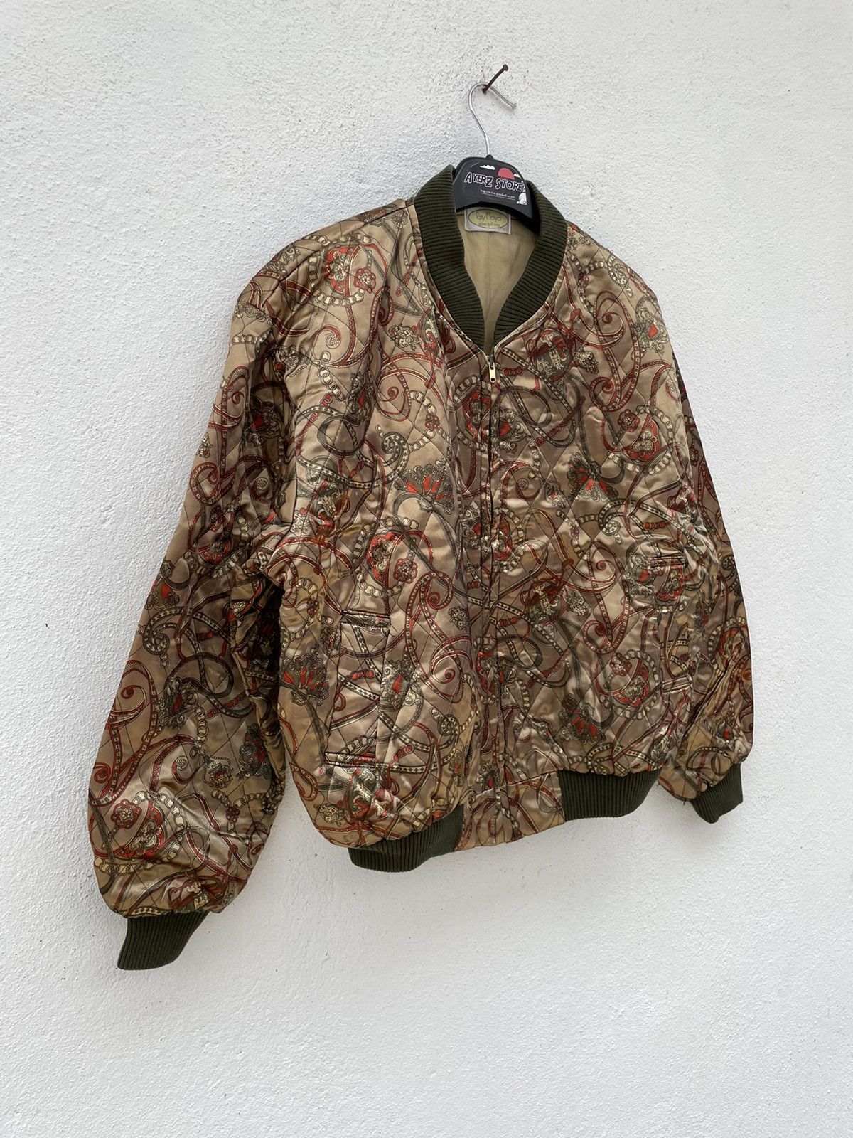 Japanese Brand Vintage Ray Floyd Quilted Jacket Size US M / EU 48-50 / 2 - 2 Thumbnail