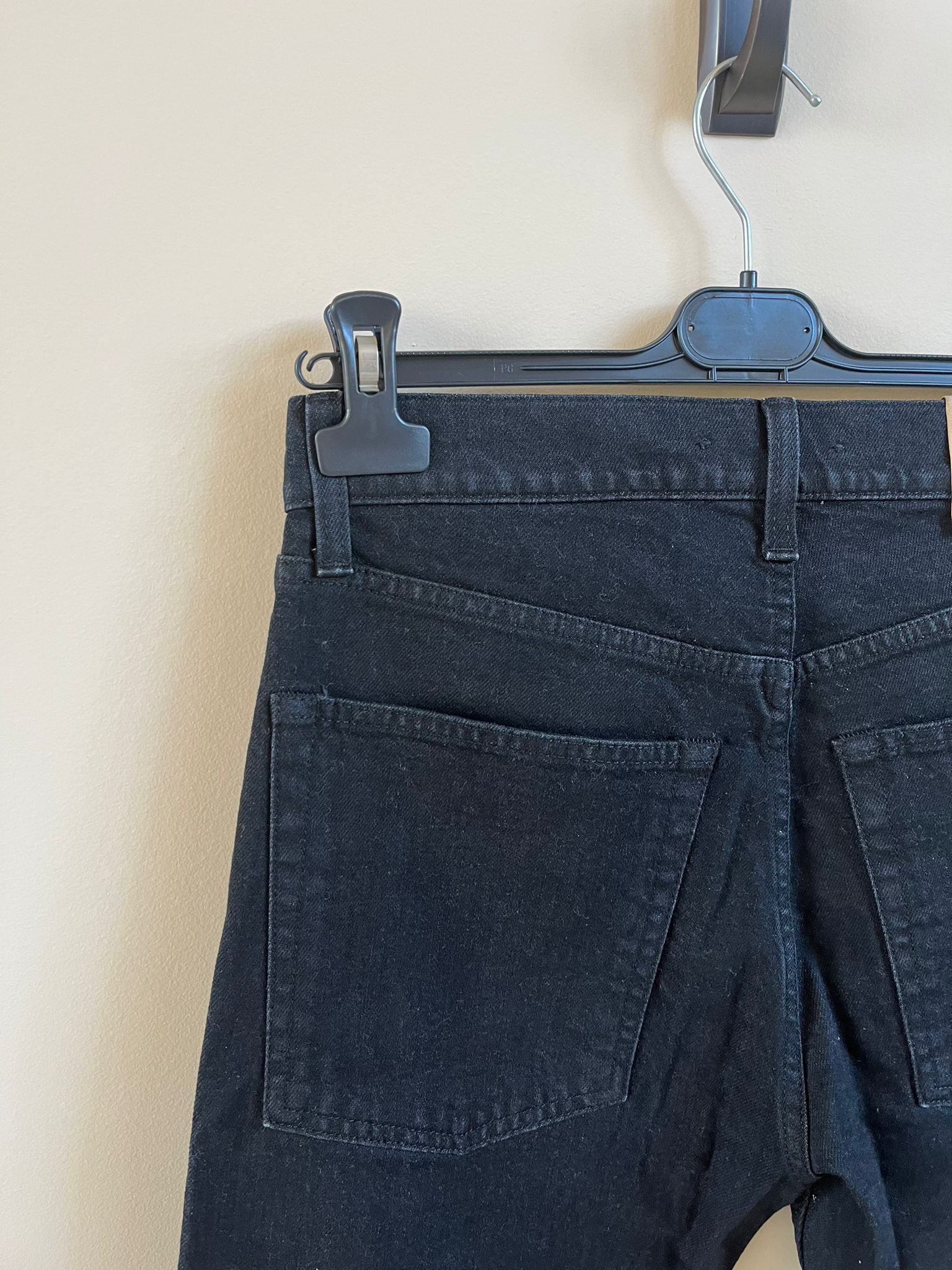 Helmut Lang Masc High Straight Denim in Black Size US 31 - 12 Thumbnail