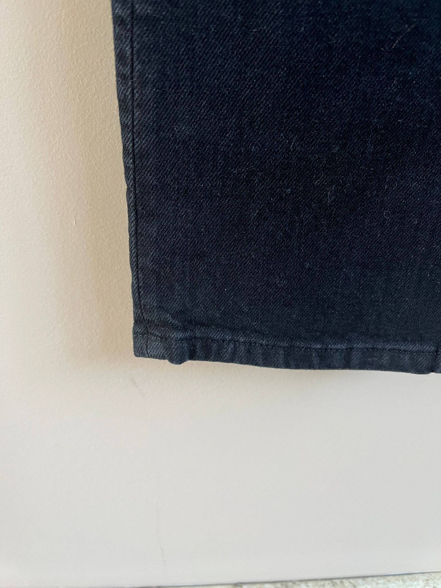 Helmut Lang Masc High Straight Denim in Black Size US 31 - 6 Thumbnail