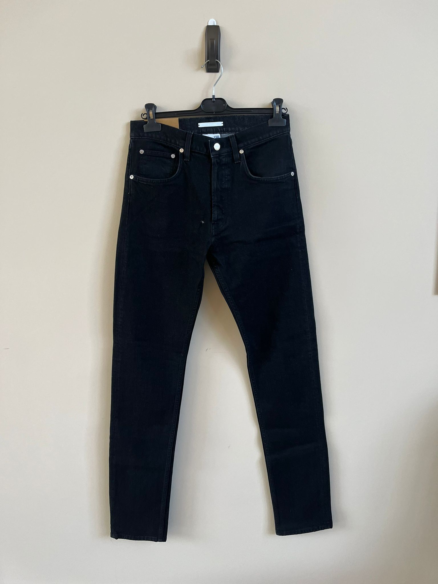 Helmut Lang Masc High Straight Denim in Black Size US 31 - 3 Thumbnail