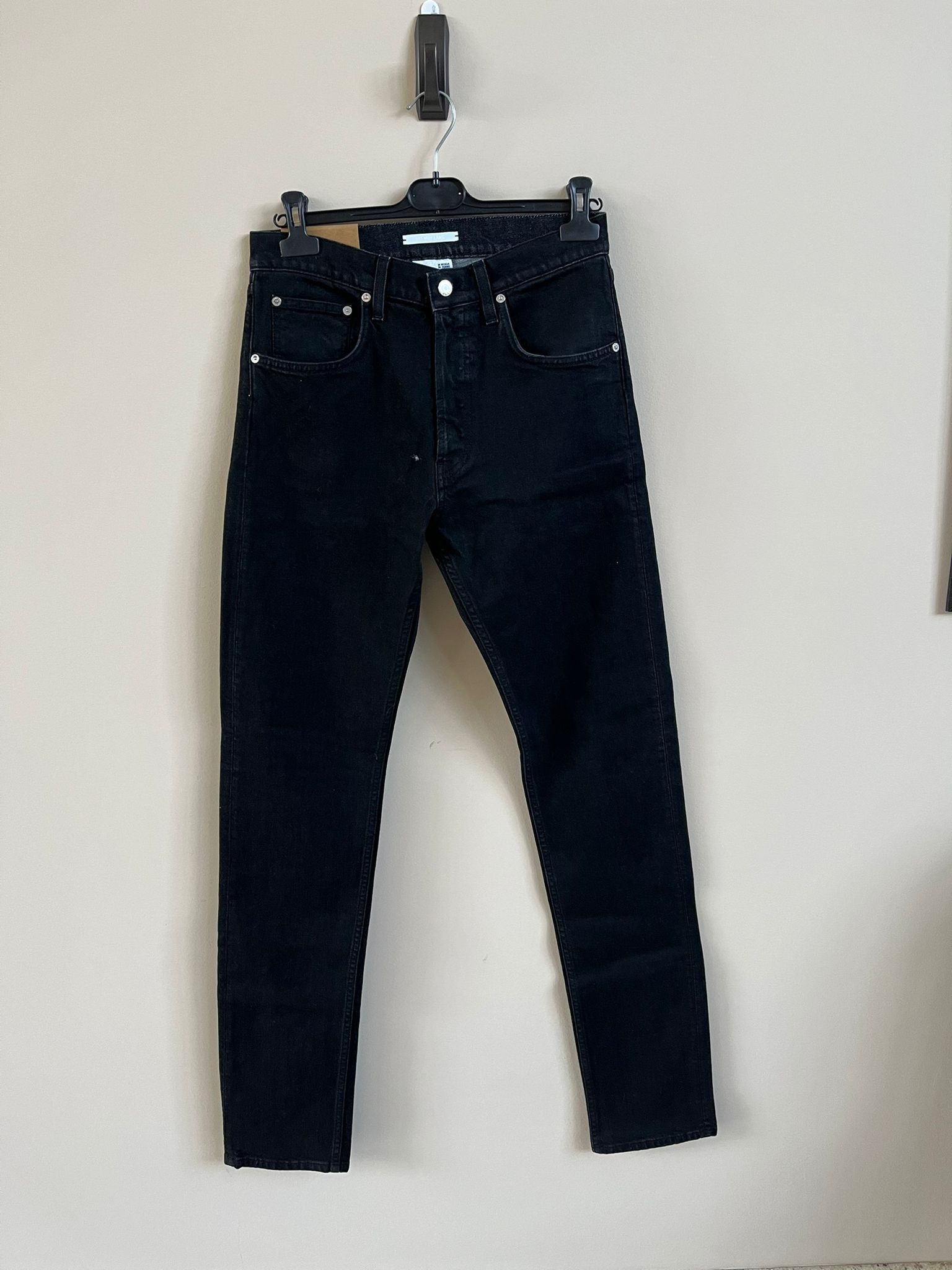 Helmut Lang 03ss Helmut Lang Rubber Tire Print Denim Pants | Grailed