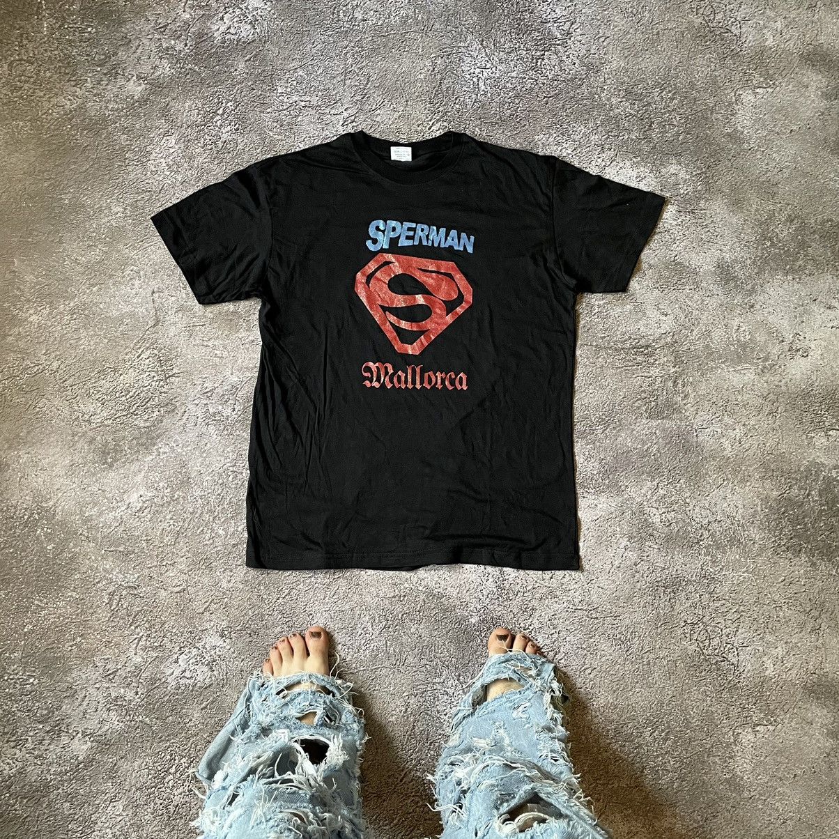 Vintage Vintage Y2K Graphic Tee Sun Faded Streetwear Black Relaxed M Size US M / EU 48-50 / 2 - 1 Thumbnail