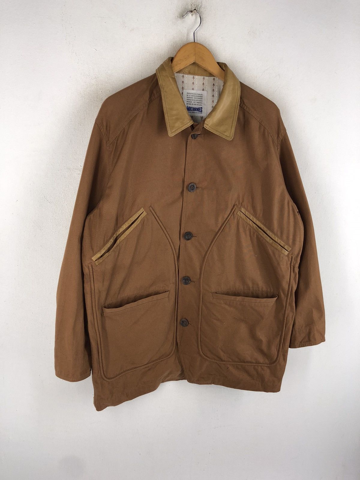Designer × Japanese Brand 🔥MIKEBIRNIES WORKER CHORE JACKET Size US L / EU 52-54 / 3 - 4 Thumbnail