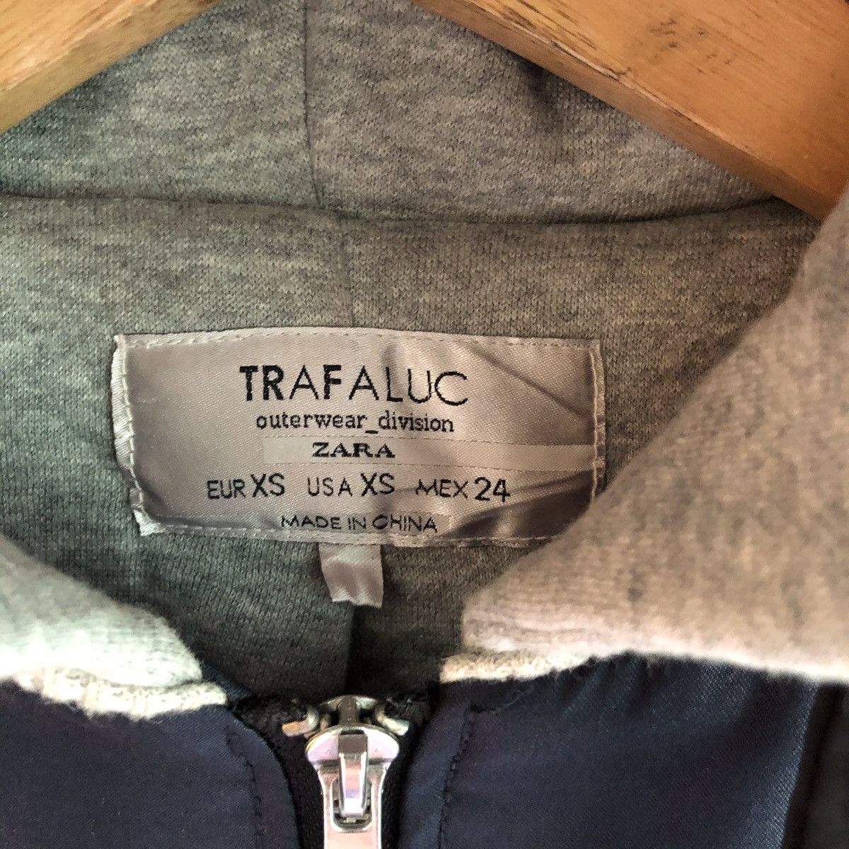 Zara Zara hooded blue navy blue jacket Size US S / EU 44-46 / 1 - 6 Thumbnail