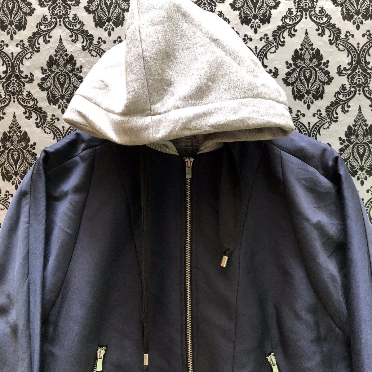 Zara Zara hooded blue navy blue jacket Size US S / EU 44-46 / 1 - 3 Thumbnail