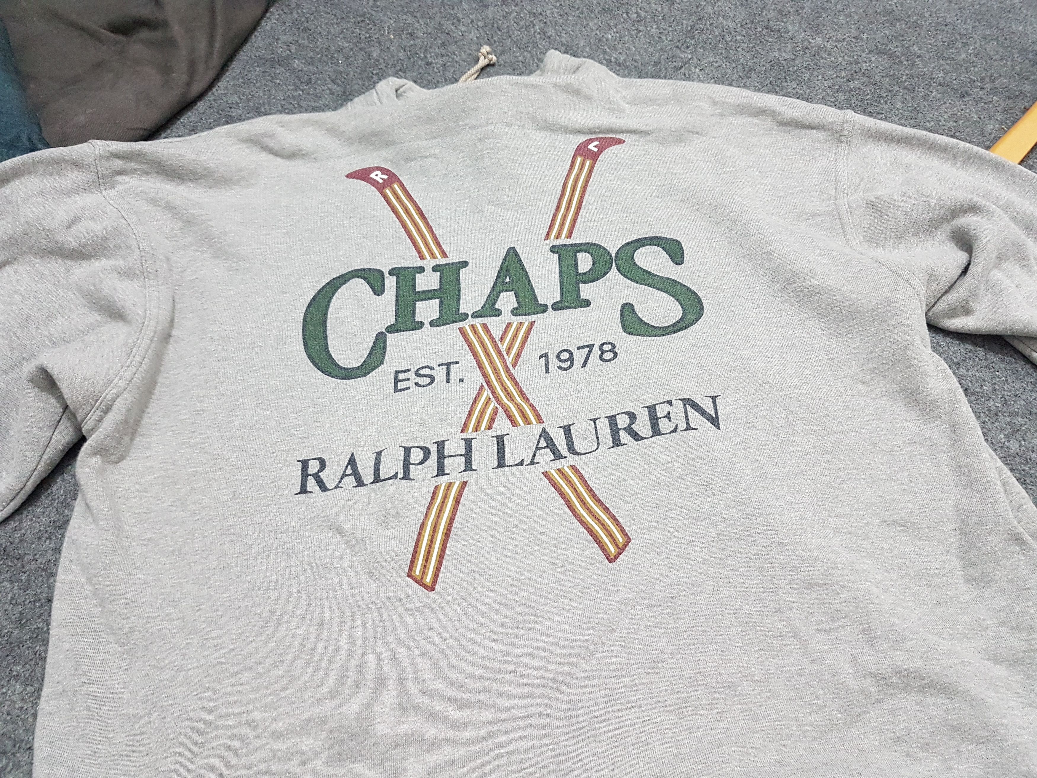 Chaps Ralph Lauren 90'S Chaps Ralph Lauren Spellout Sweatshirt Size US L / EU 52-54 / 3 - 6 Thumbnail
