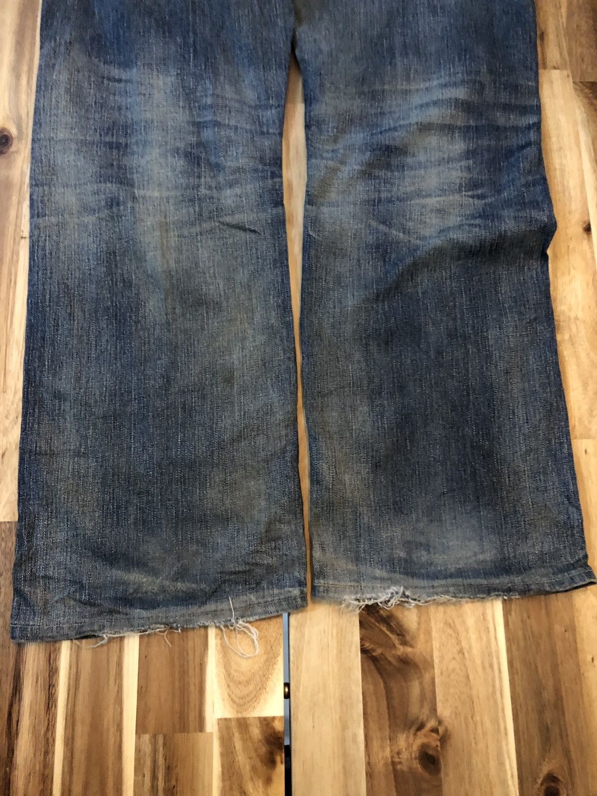 Levi's Vintage Levis 505 Single R Distressed Denim Size US 32 / EU 48 - 9 Thumbnail