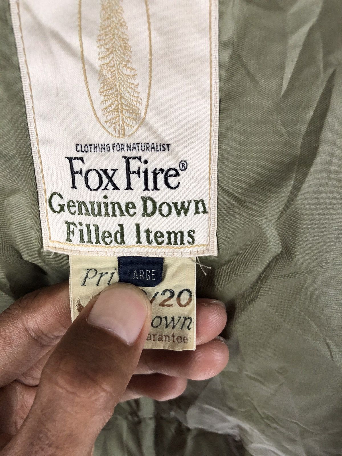 Japanese Brand 🔥FOX FIRE HUNTING REAL GENUINE PRIME DOWN JACKET Size US L / EU 52-54 / 3 - 7 Thumbnail