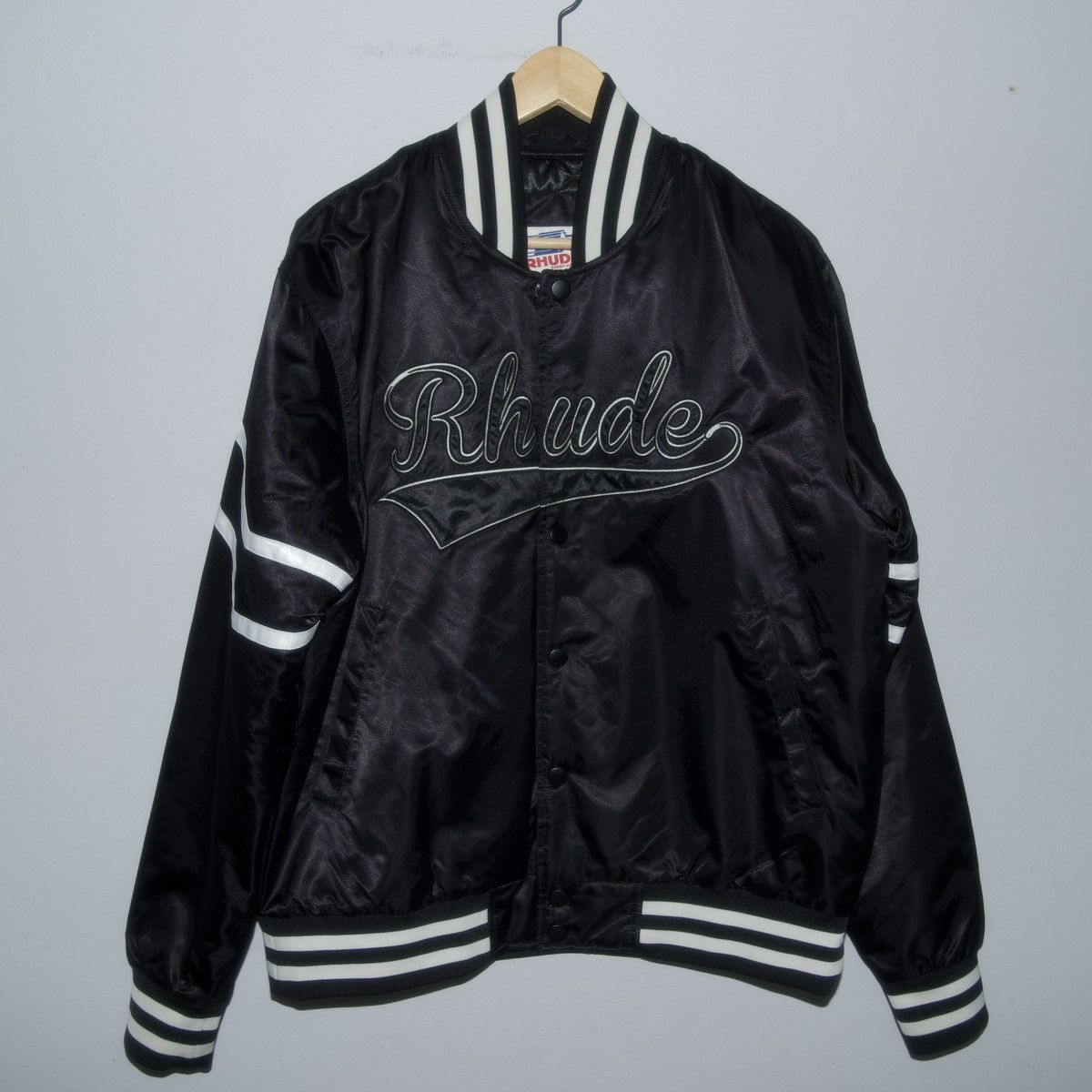 Rhude online x Starter bomber jacket