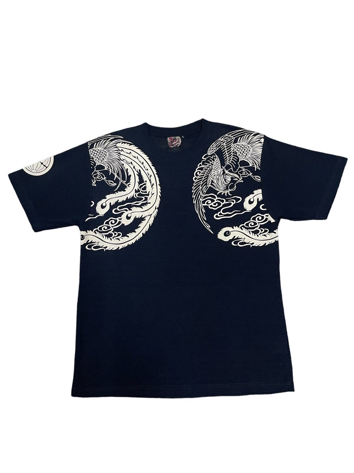 Kamakura Vintage Soul Sukajan Overprint Dragon Style Tshirt Size US M / EU 48-50 / 2 - 2 Thumbnail